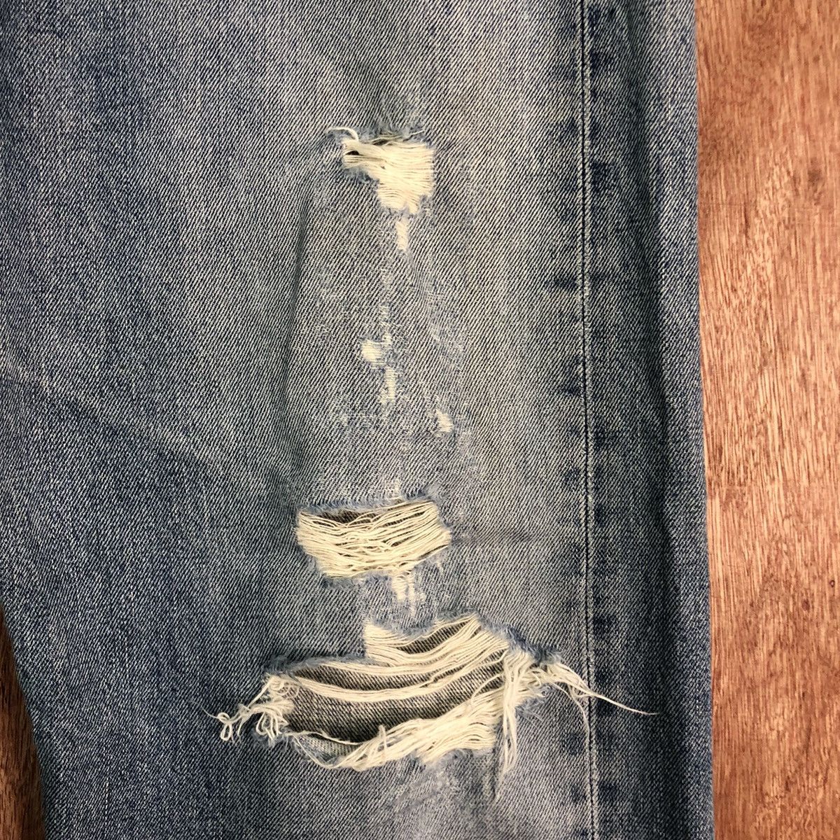 Edwin DLL Edwin japan Vintage Distressed Blue Denim Pants #C250 Size US 34 / EU 50 - 6 Thumbnail