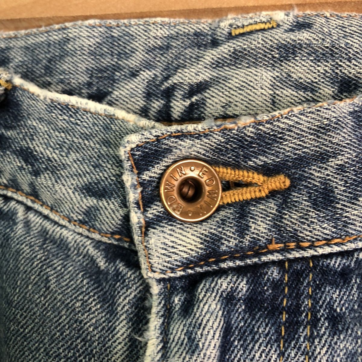 Edwin DLL Edwin japan Vintage Distressed Blue Denim Pants #C250 Size US 34 / EU 50 - 7 Thumbnail