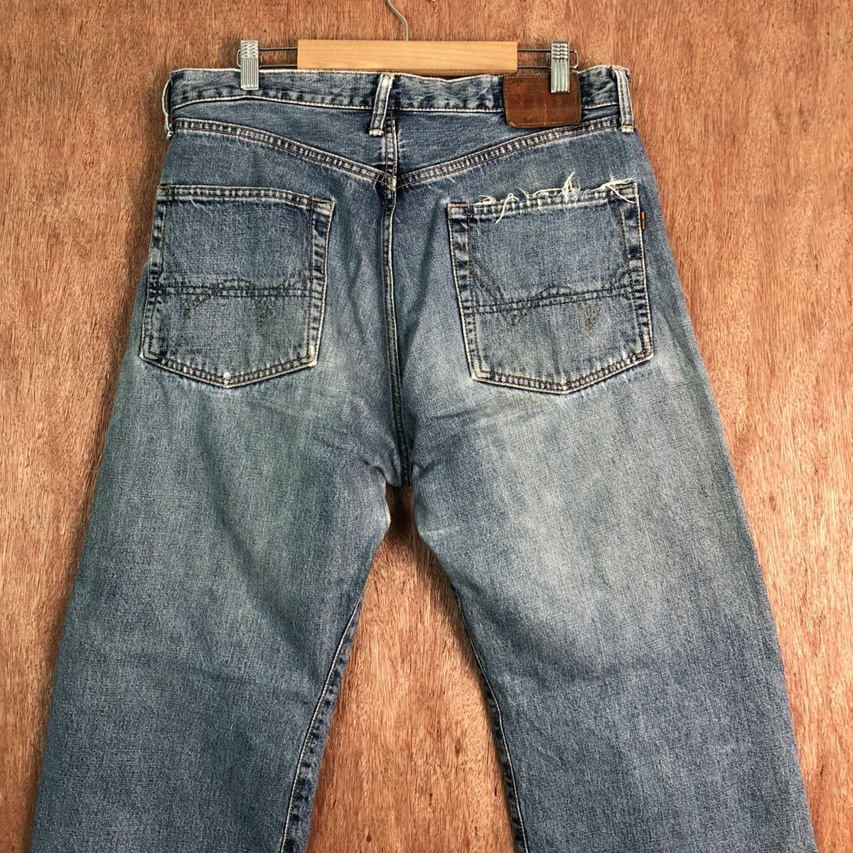 Edwin DLL Edwin japan Vintage Distressed Blue Denim Pants #C250 Size US 34 / EU 50 - 10 Thumbnail