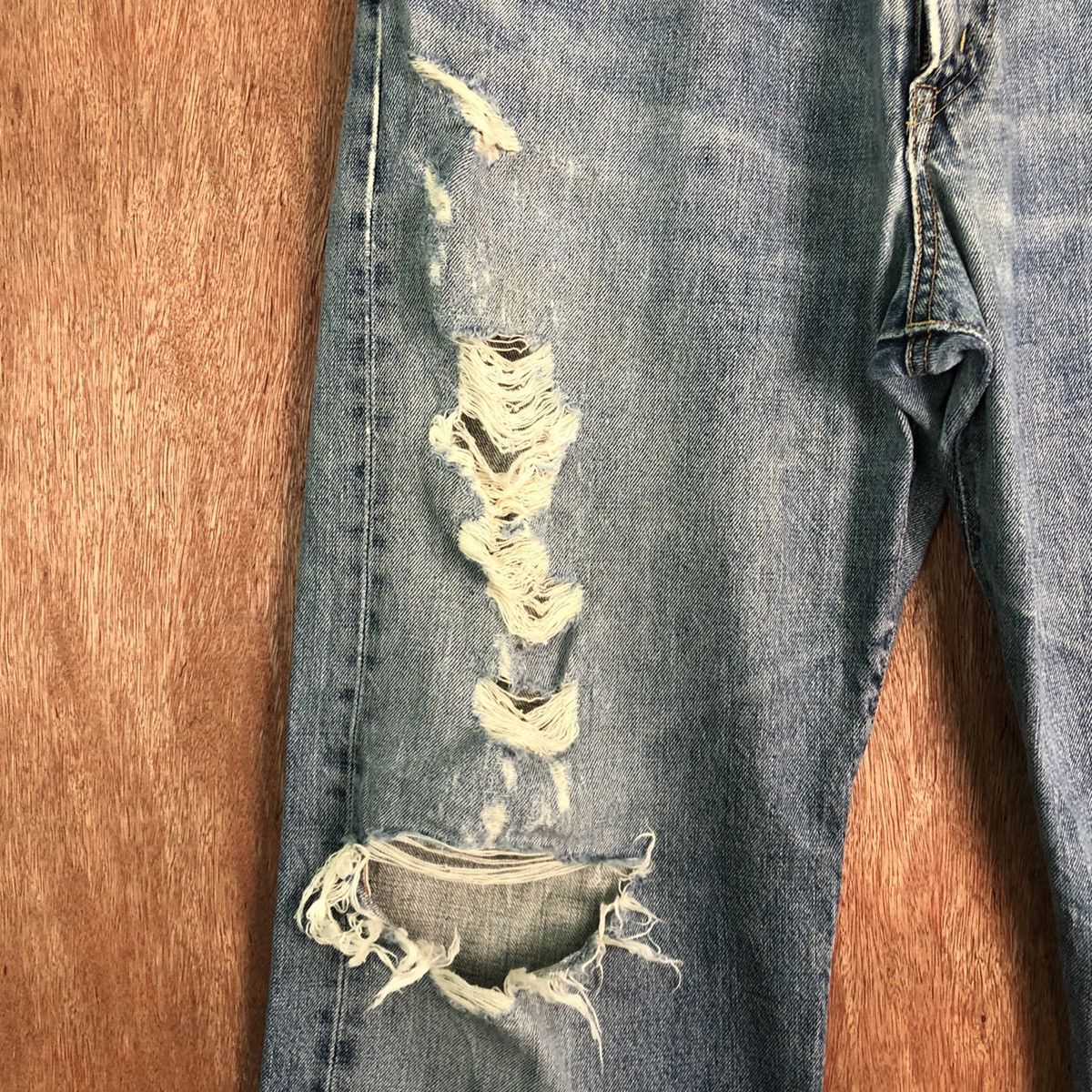 Edwin DLL Edwin japan Vintage Distressed Blue Denim Pants #C250 Size US 34 / EU 50 - 5 Thumbnail