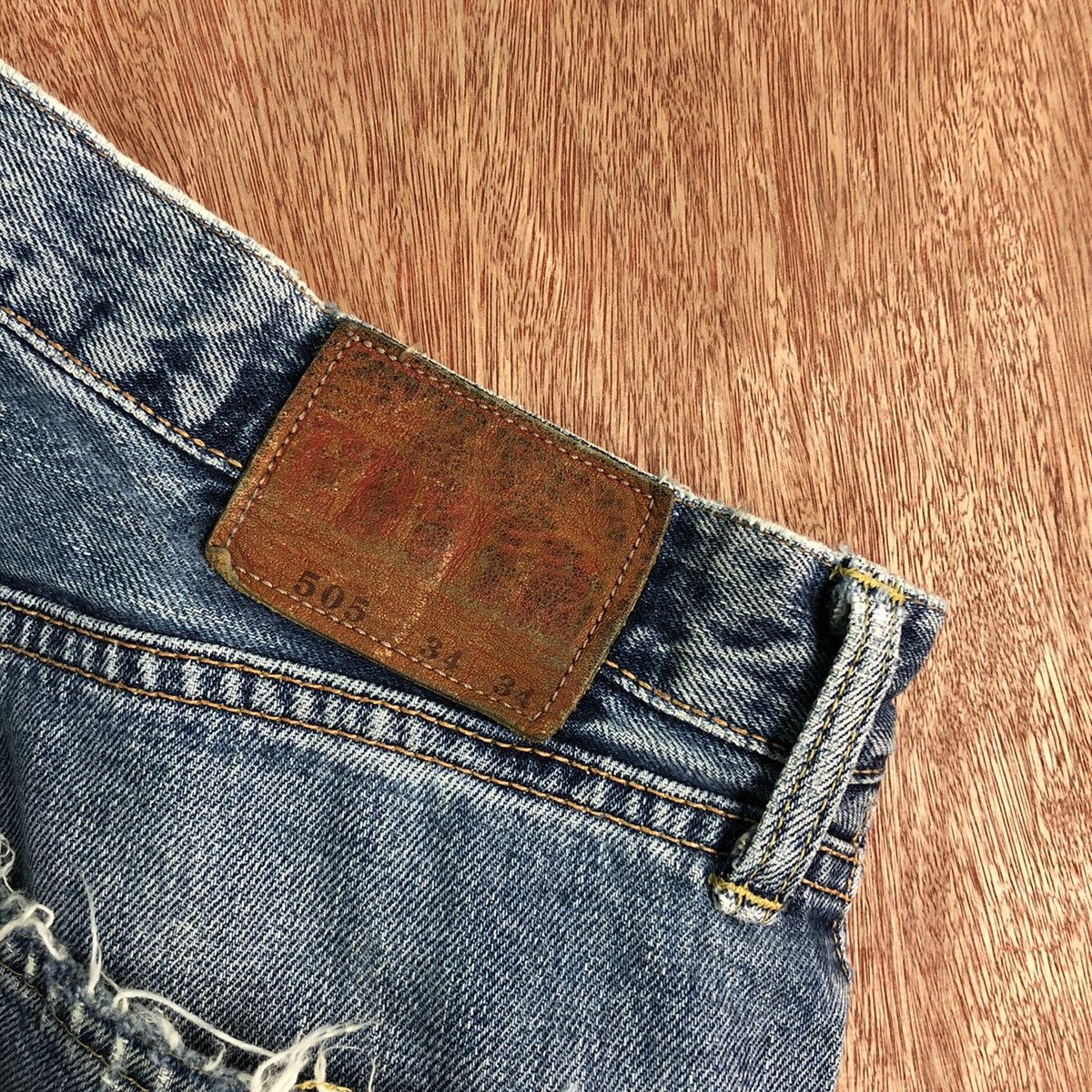 Edwin DLL Edwin japan Vintage Distressed Blue Denim Pants #C250 Size US 34 / EU 50 - 14 Thumbnail