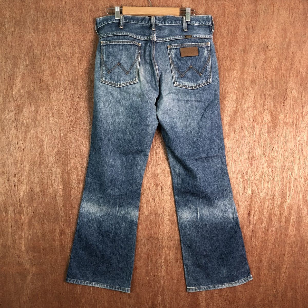 Vintage DLL Wrangler Vintage Blue distressed Denim Pants #c201 Size US 31 - 5 Thumbnail