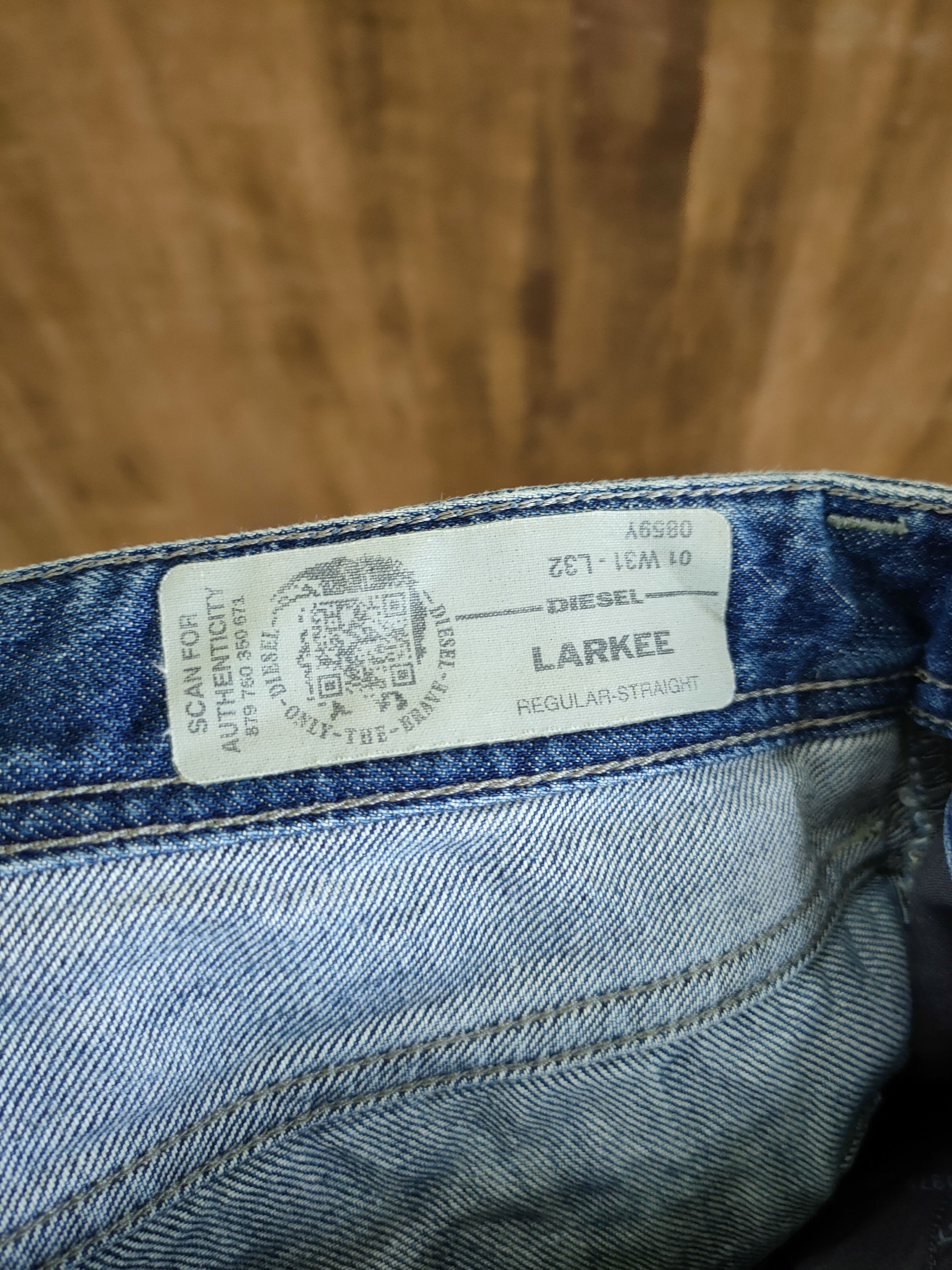 Diesel Diesel Larkee streetwear distressed denim pants #46-899 Size US 31 - 11 Thumbnail