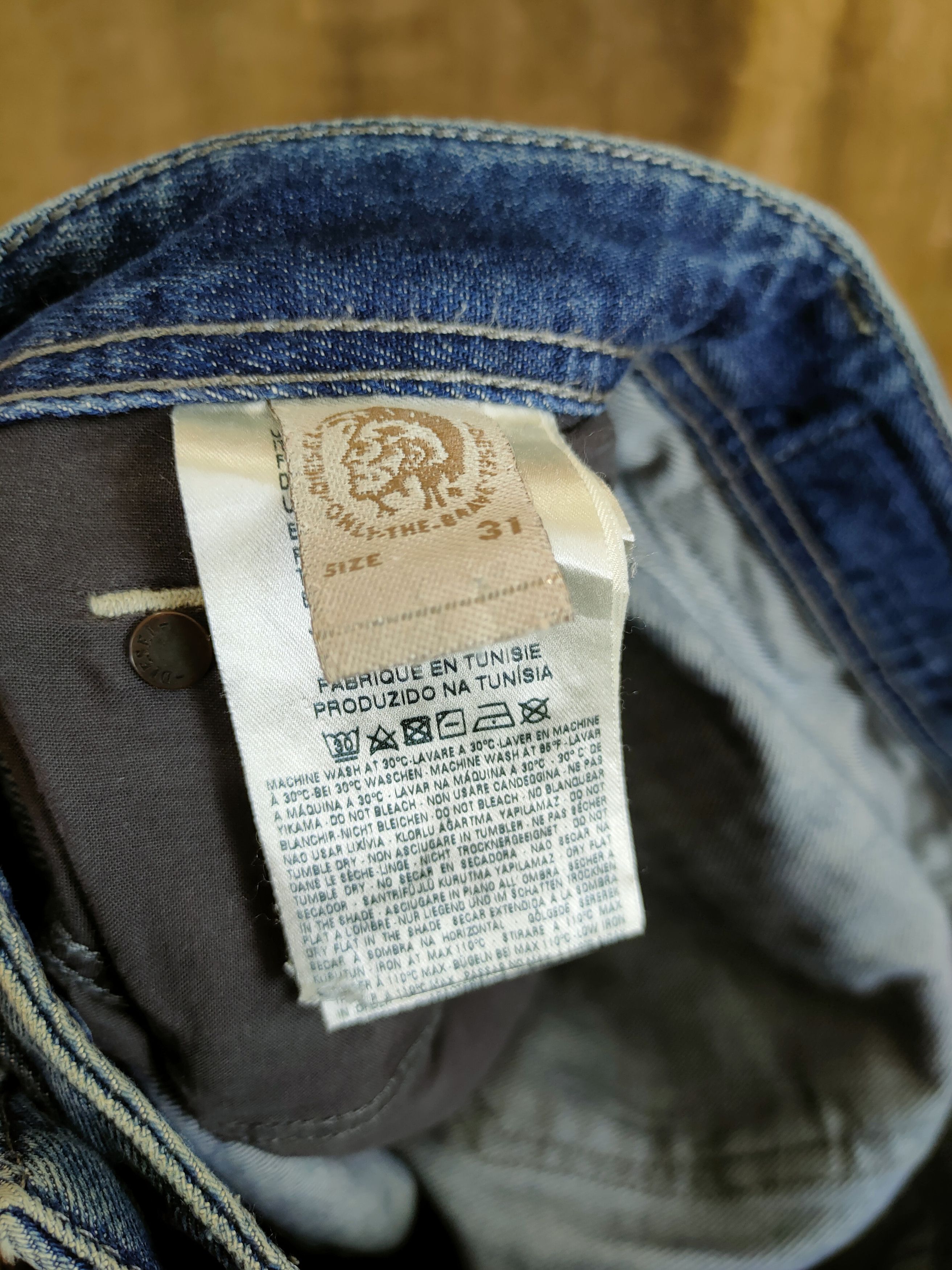 Diesel Diesel Larkee streetwear distressed denim pants #46-899 Size US 31 - 12 Thumbnail