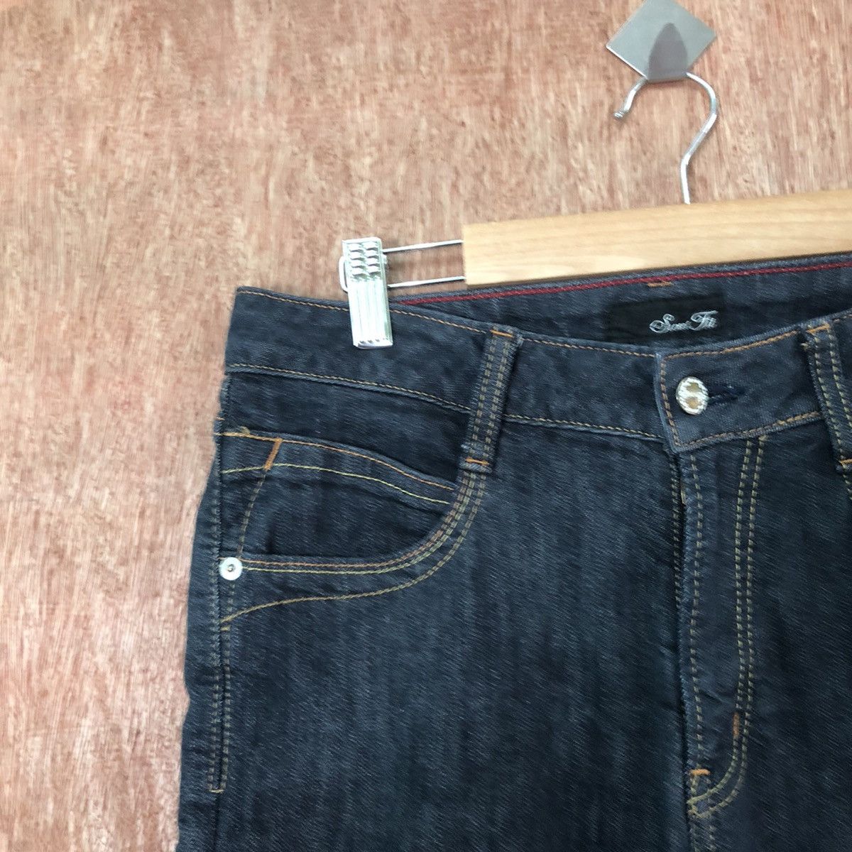 Japanese Brand japan Sweet Fit Blue Denim pants jeans #6387 Size 29" - 4 Thumbnail