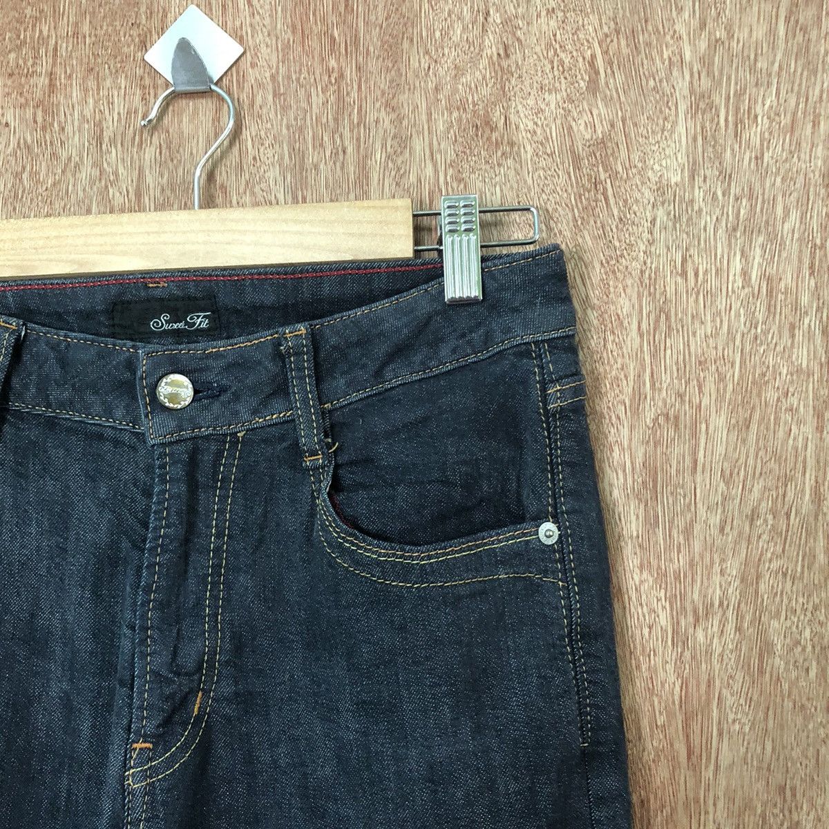 Japanese Brand japan Sweet Fit Blue Denim pants jeans #6387 Size 29" - 5 Thumbnail