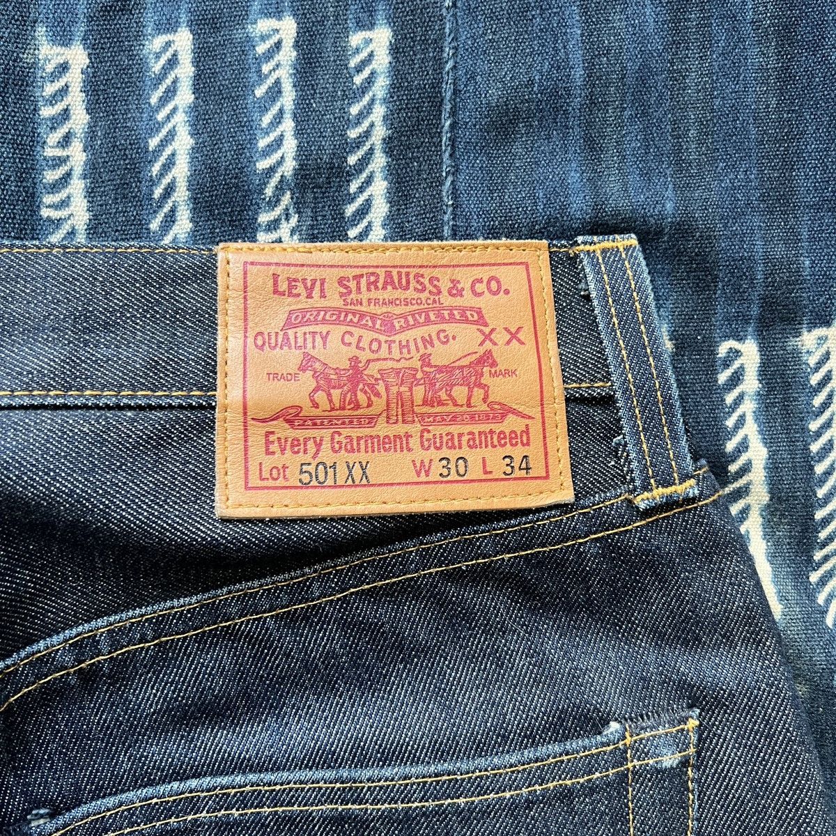 Levi's Vintage Clothing Levi's Vintage Clothing Big E Rigid Selvedge 47501 30x34 Size US 30 / EU 46 - 8 Thumbnail