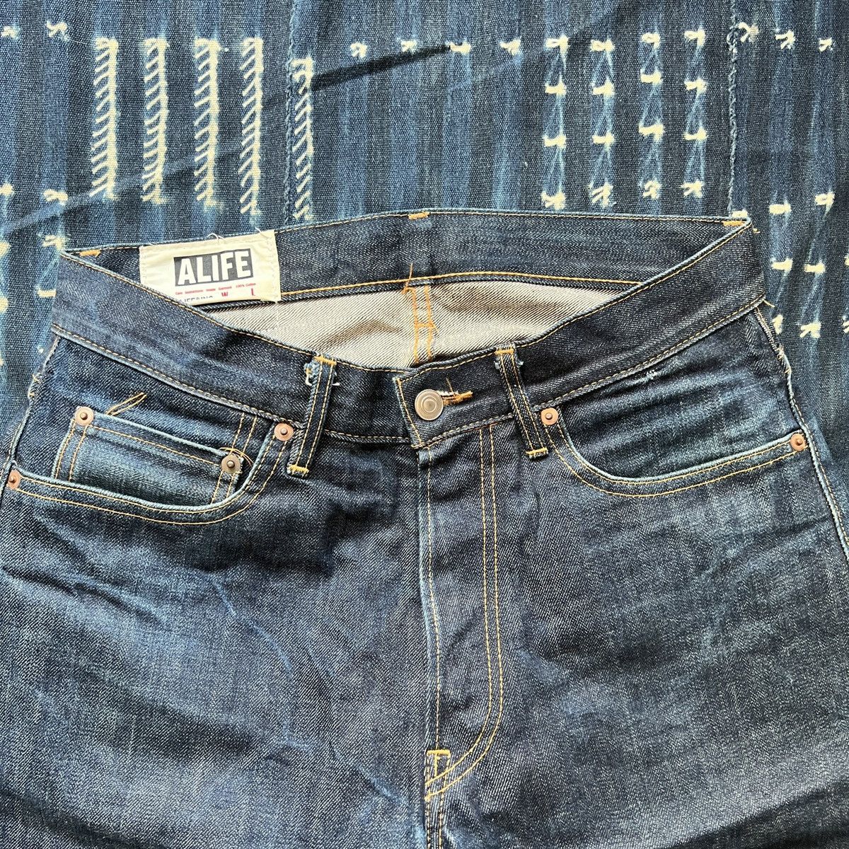 Alife Alife Okayama Denim Selvedge Jeans 30x34 Size US 30 / EU 46 - 2 Thumbnail