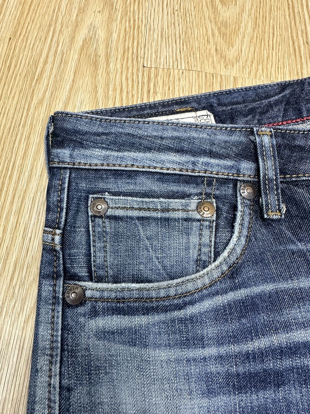 If Six Was Nine Vintage Edwin Tokyo Slim Selvedge By Kaihara Denim J658 Size US 28 / EU 44 - 6 Thumbnail