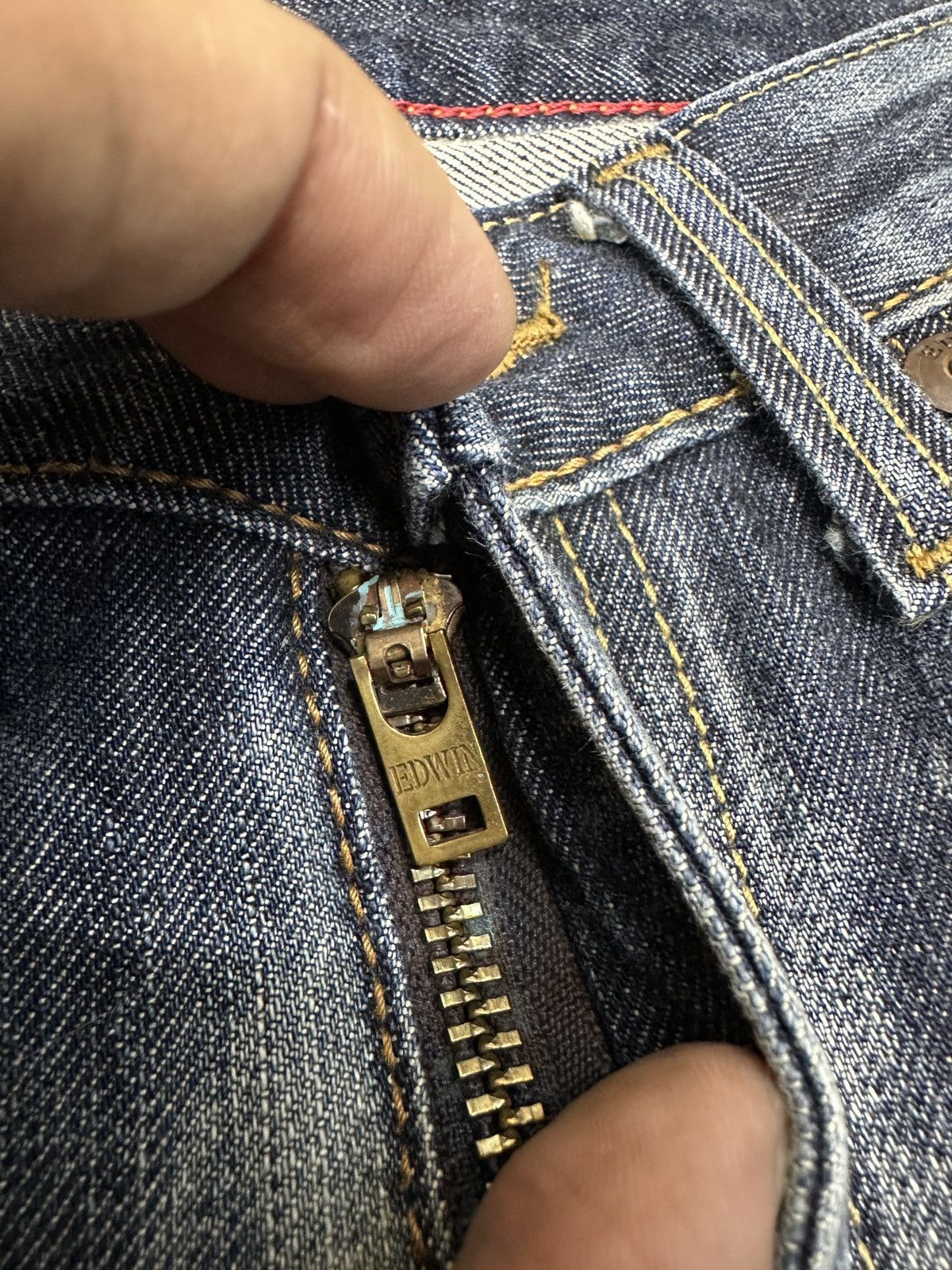If Six Was Nine Vintage Edwin Tokyo Slim Selvedge By Kaihara Denim J658 Size US 28 / EU 44 - 8 Thumbnail