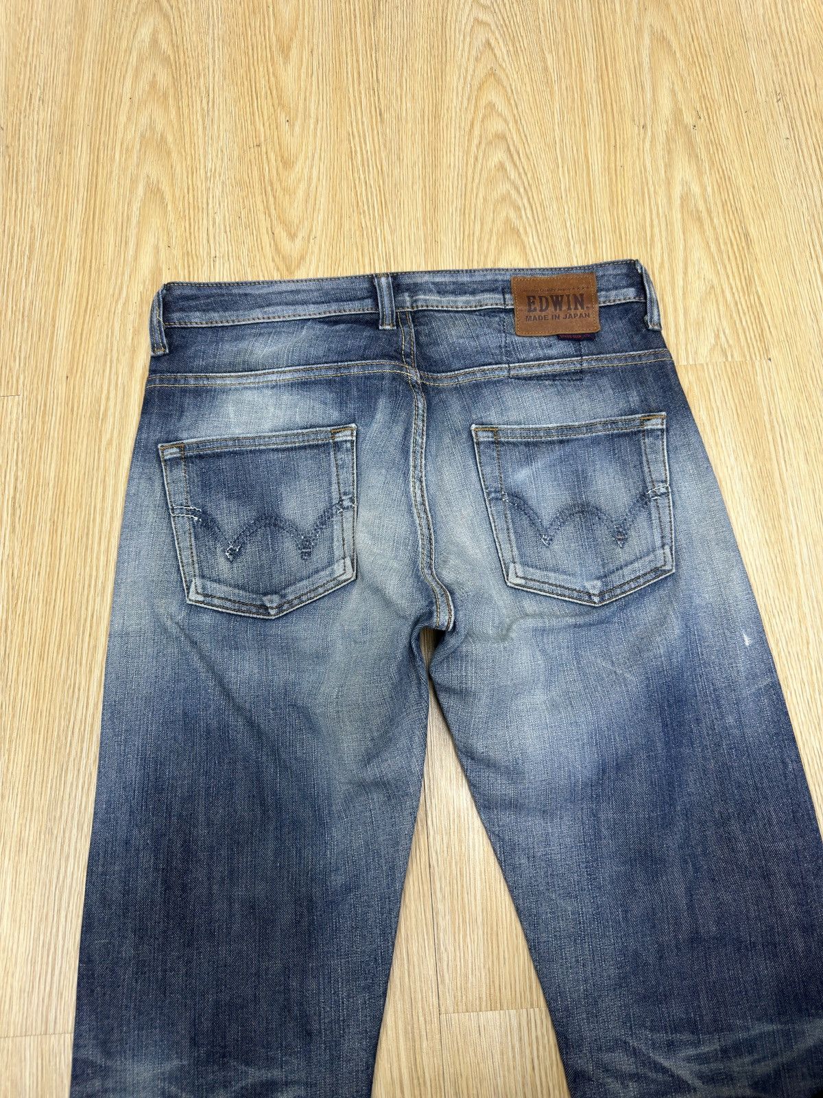 If Six Was Nine Vintage Edwin Tokyo Slim Selvedge By Kaihara Denim J658 Size US 28 / EU 44 - 9 Thumbnail