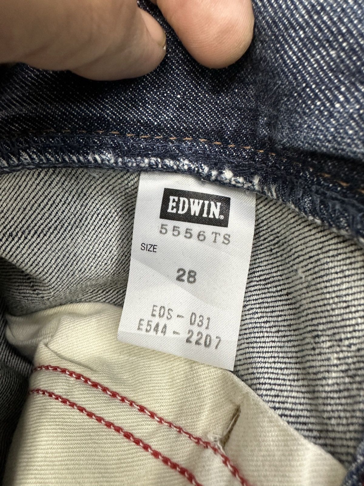 Edwin × Hysteric Glamour × Kaihara Denim RARE EDWIN TOKYO SLIM by KAIHARA Denim Size 28-30 J659 Size US 28 / EU 44 - 12 Thumbnail