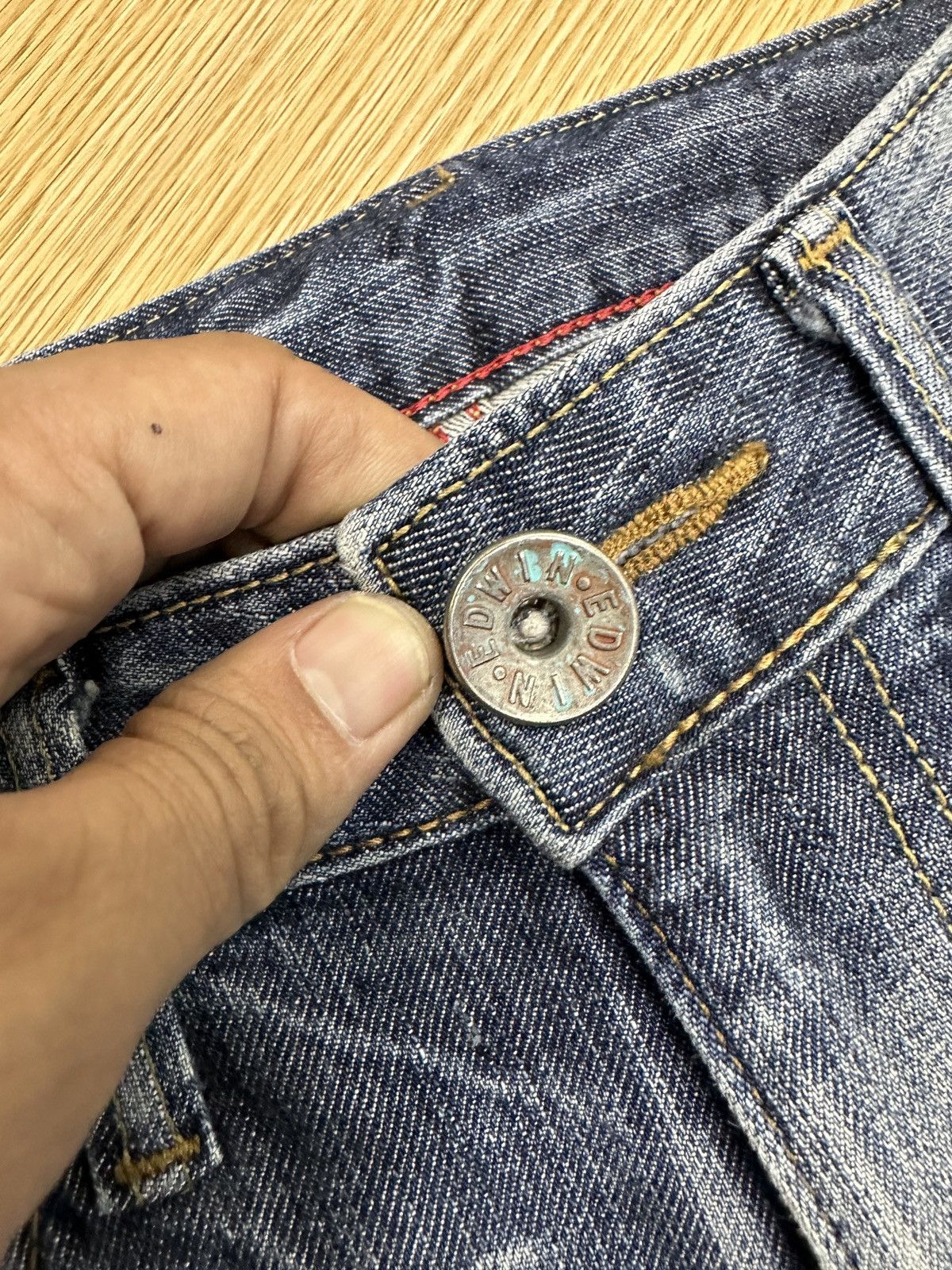 Edwin × Hysteric Glamour × Kaihara Denim RARE EDWIN TOKYO SLIM by KAIHARA Denim Size 28-30 J659 Size US 28 / EU 44 - 5 Thumbnail