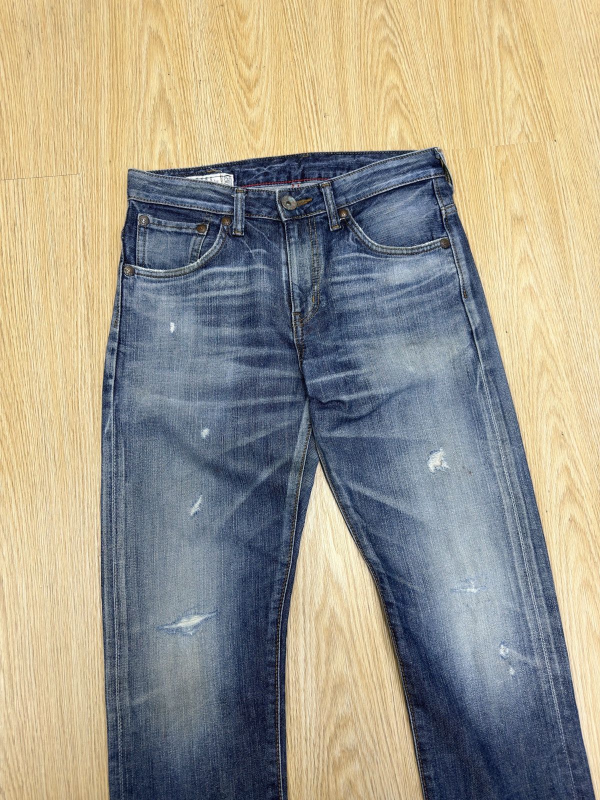 Edwin × Hysteric Glamour × Kaihara Denim RARE EDWIN TOKYO SLIM by KAIHARA Denim Size 28-30 J659 Size US 28 / EU 44 - 3 Thumbnail