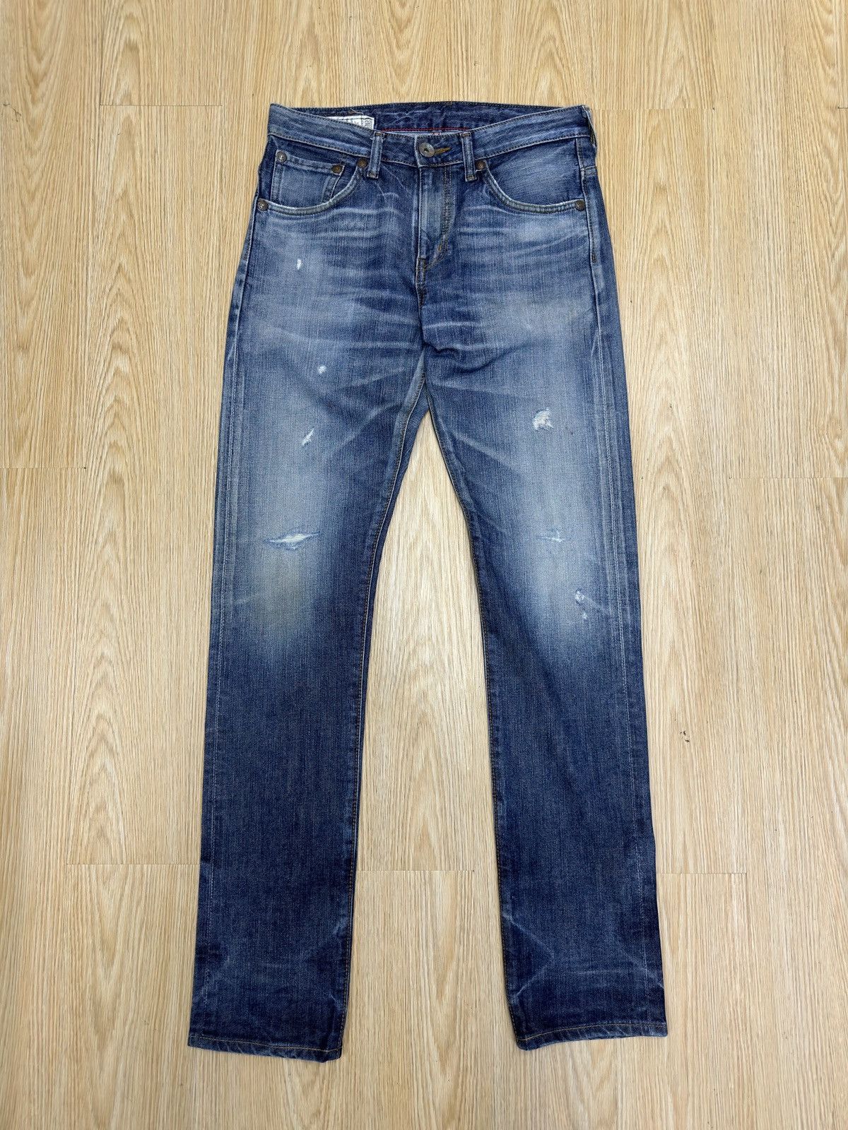 Edwin × Hysteric Glamour × Kaihara Denim RARE EDWIN TOKYO SLIM by KAIHARA Denim Size 28-30 J659 Size US 28 / EU 44 - 1 Thumbnail