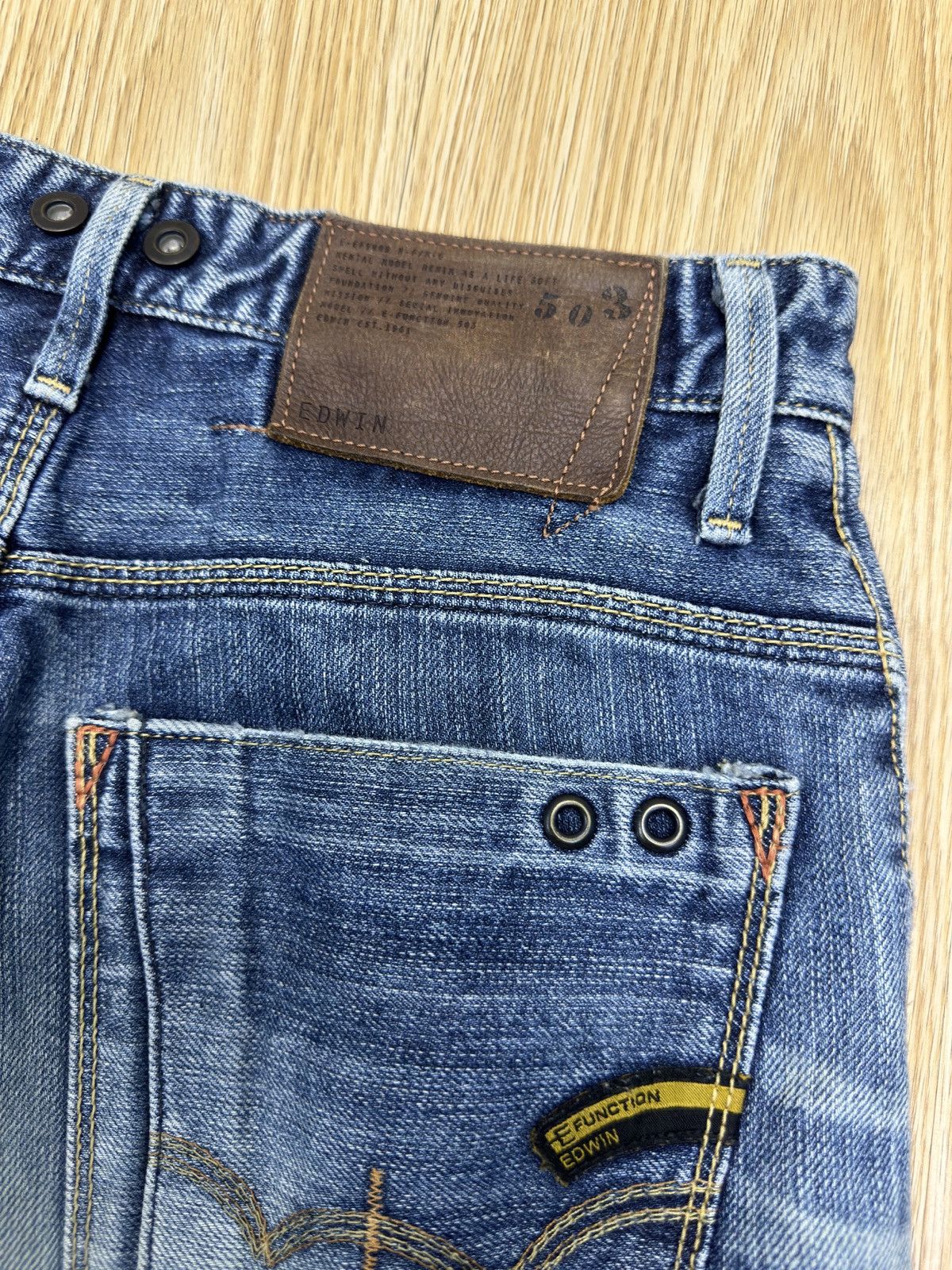 Edwin × If Six Was Nine × Vintage VINTAGE EDWIN 503 E Function Distressed Size 28 J628 Size US 28 / EU 44 - 11 Thumbnail