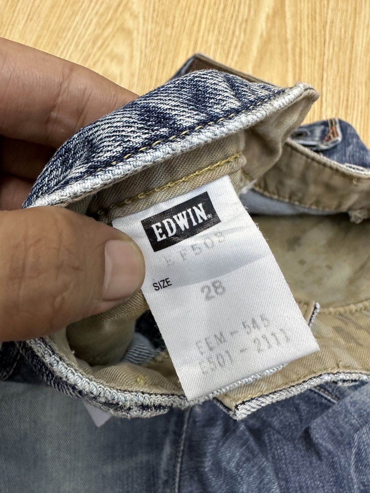 Edwin × If Six Was Nine × Vintage VINTAGE EDWIN 503 E Function Distressed Size 28 J628 Size US 28 / EU 44 - 8 Thumbnail