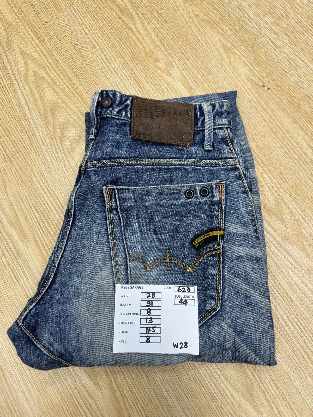 Edwin × If Six Was Nine × Vintage VINTAGE EDWIN 503 E Function Distressed Size 28 J628 Size US 28 / EU 44 - 13 Thumbnail