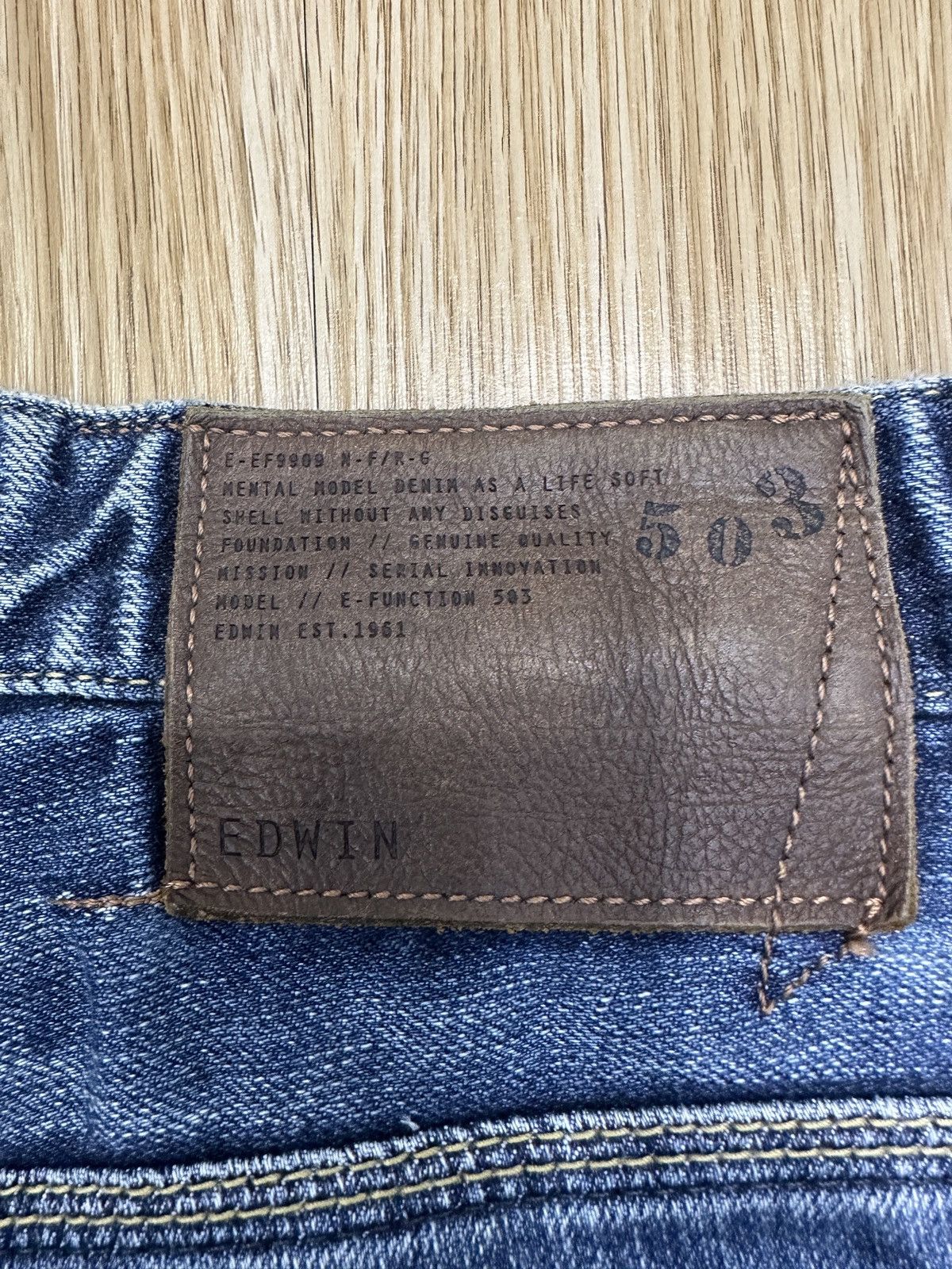 Edwin × If Six Was Nine × Vintage VINTAGE EDWIN 503 E Function Distressed Size 28 J628 Size US 28 / EU 44 - 12 Thumbnail