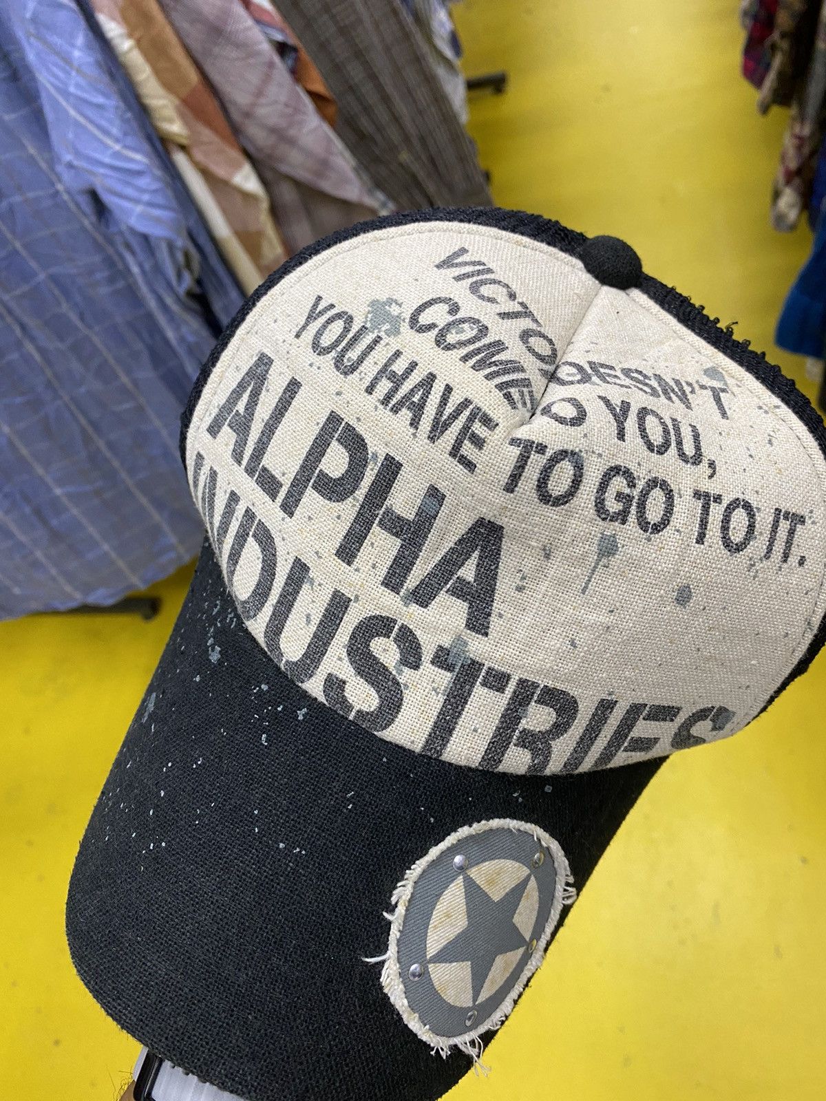 Alpha Industries ALPHA INDUSTRIES Patches Splash Star Trucker Cap Fashion Size ONE SIZE - 3 Thumbnail