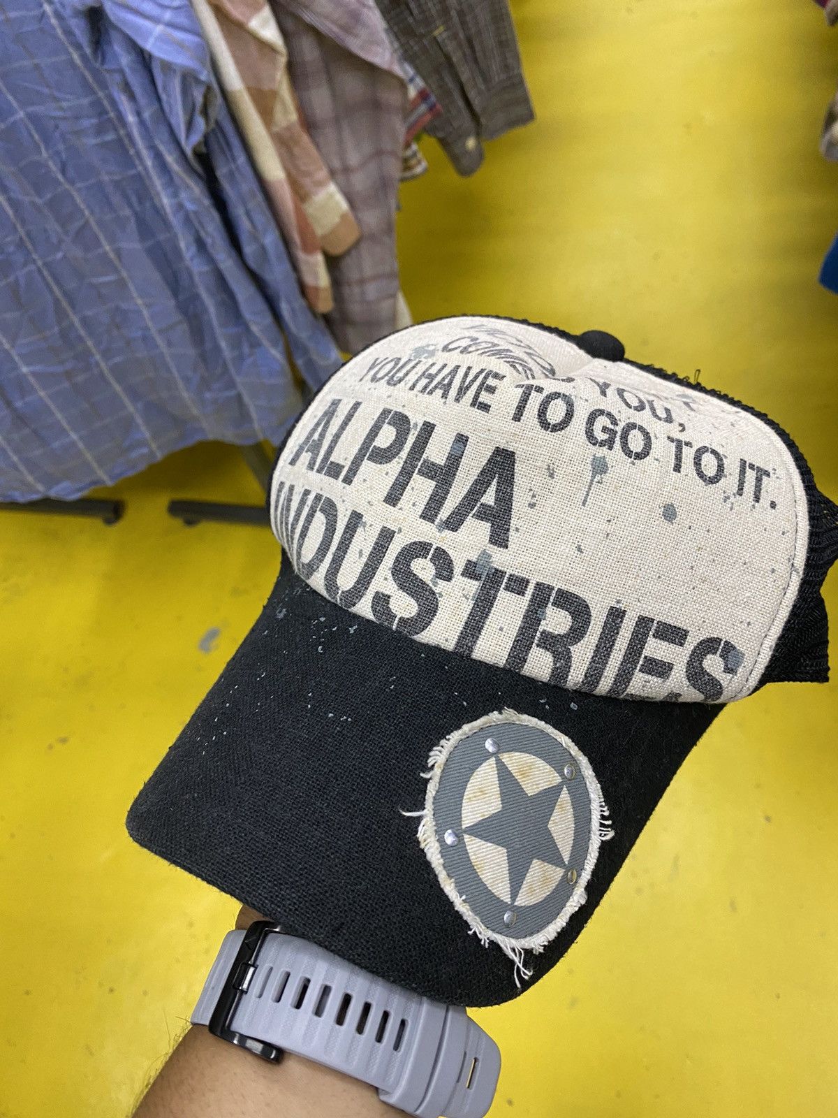 Alpha Industries ALPHA INDUSTRIES Patches Splash Star Trucker Cap Fashion Size ONE SIZE - 1 Thumbnail