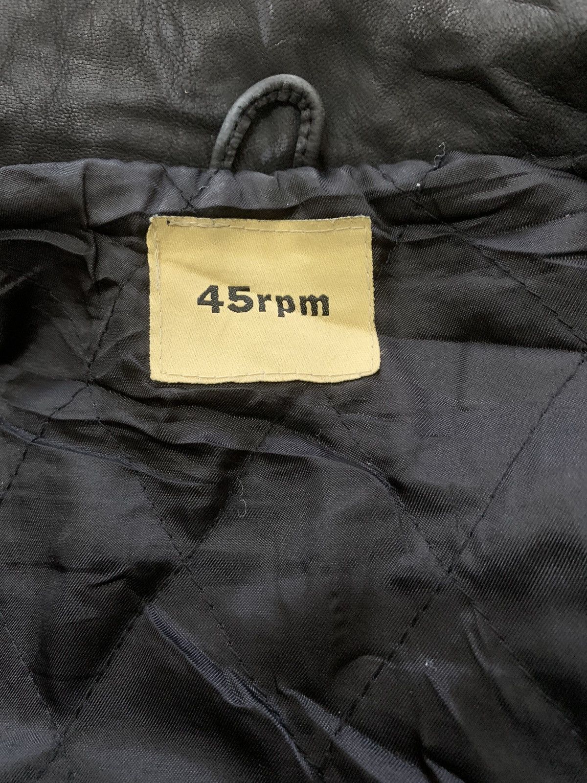 45rpm × Japanese Brand 🇯🇵 45rpm Leather Rider Jacket ‼️RARE‼️ Size US S / EU 44-46 / 1 - 8 Thumbnail