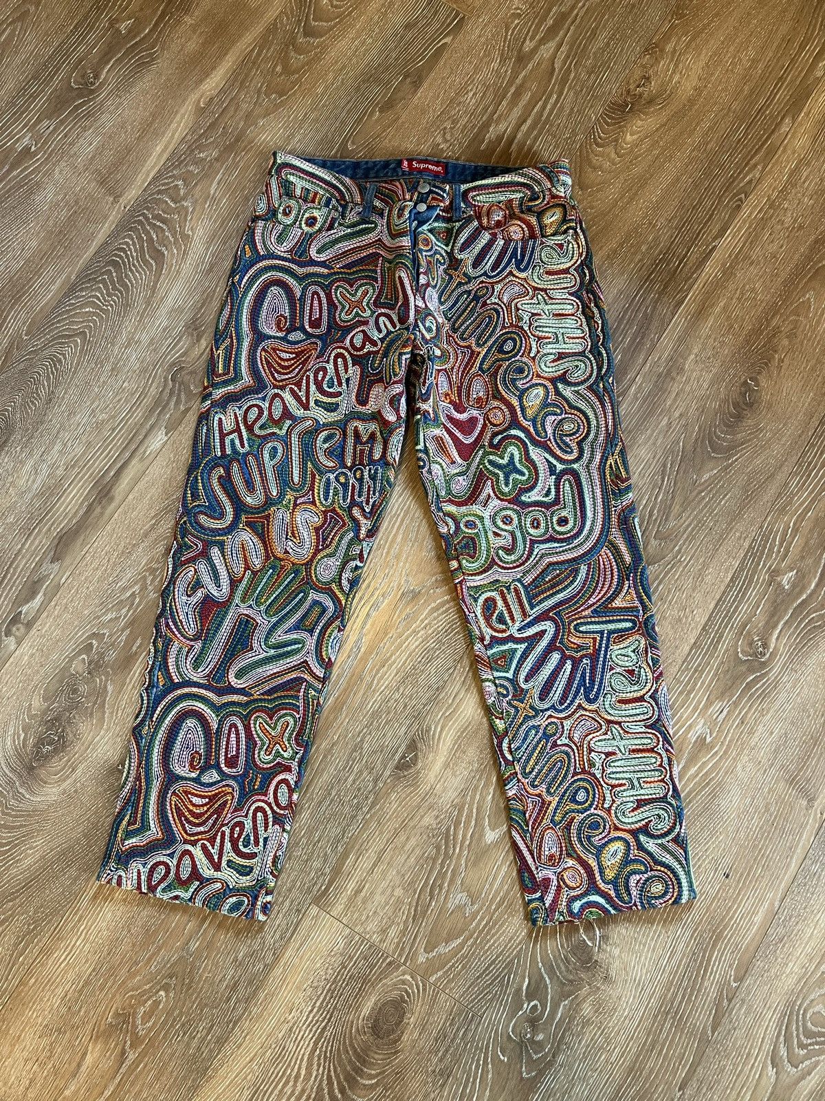 Supreme Supreme SS22 Chainstitch Regular Jeans Size US 32 / EU 48 - 1 Thumbnail
