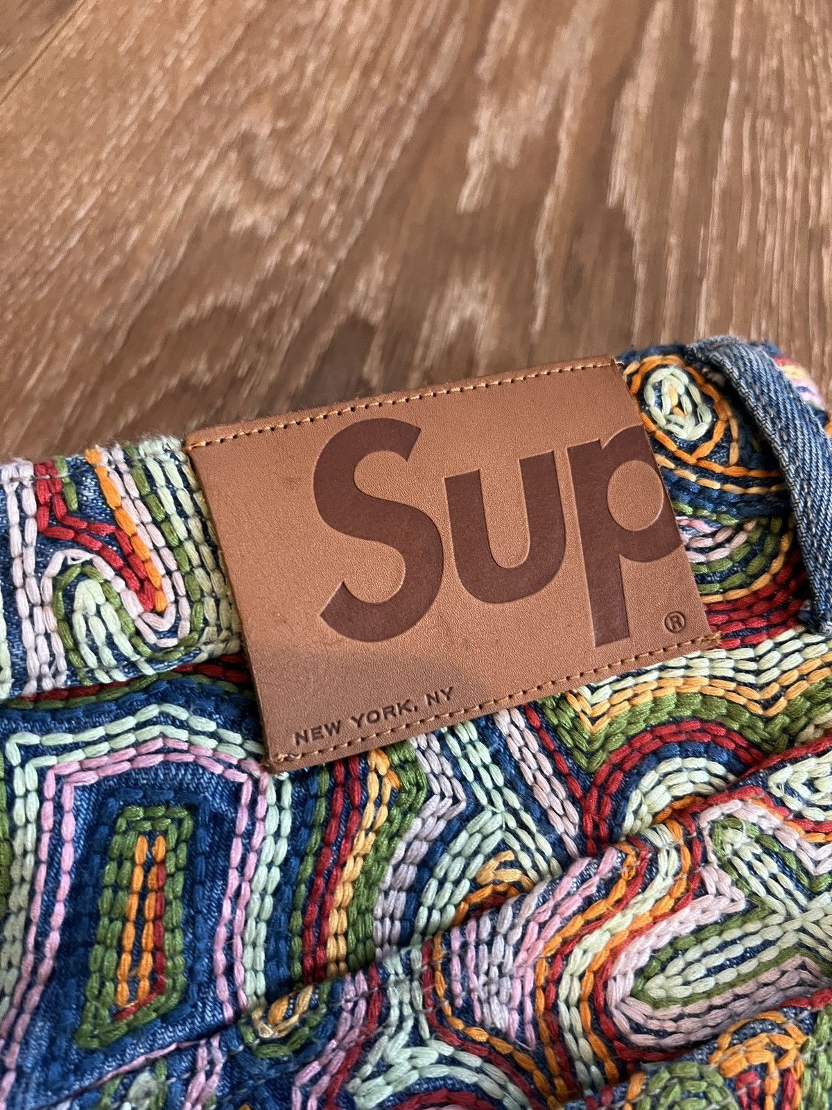 Supreme Supreme SS22 Chainstitch Regular Jeans Size US 32 / EU 48 - 3 Thumbnail