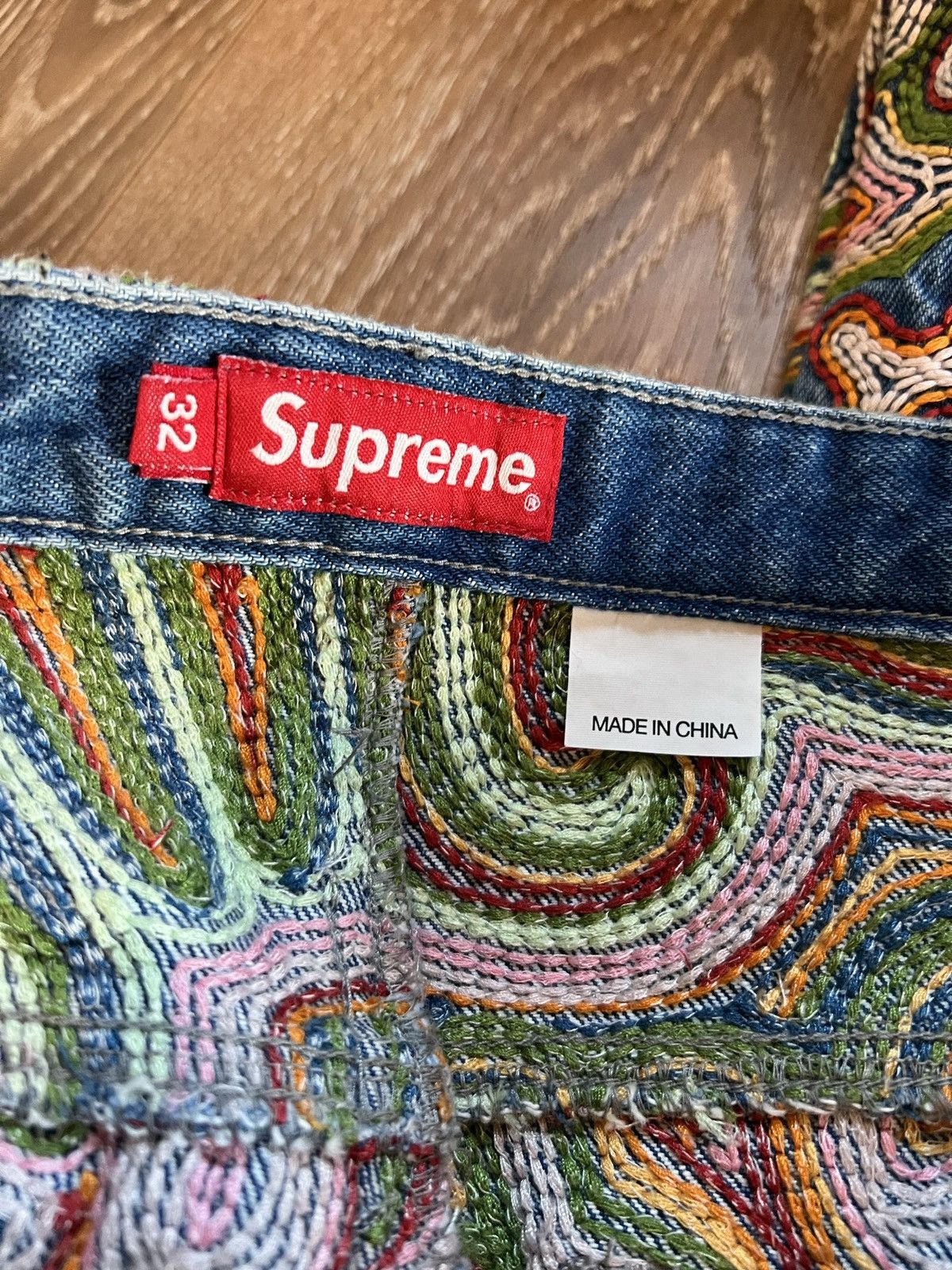 Supreme Supreme SS22 Chainstitch Regular Jeans Size US 32 / EU 48 - 4 Thumbnail