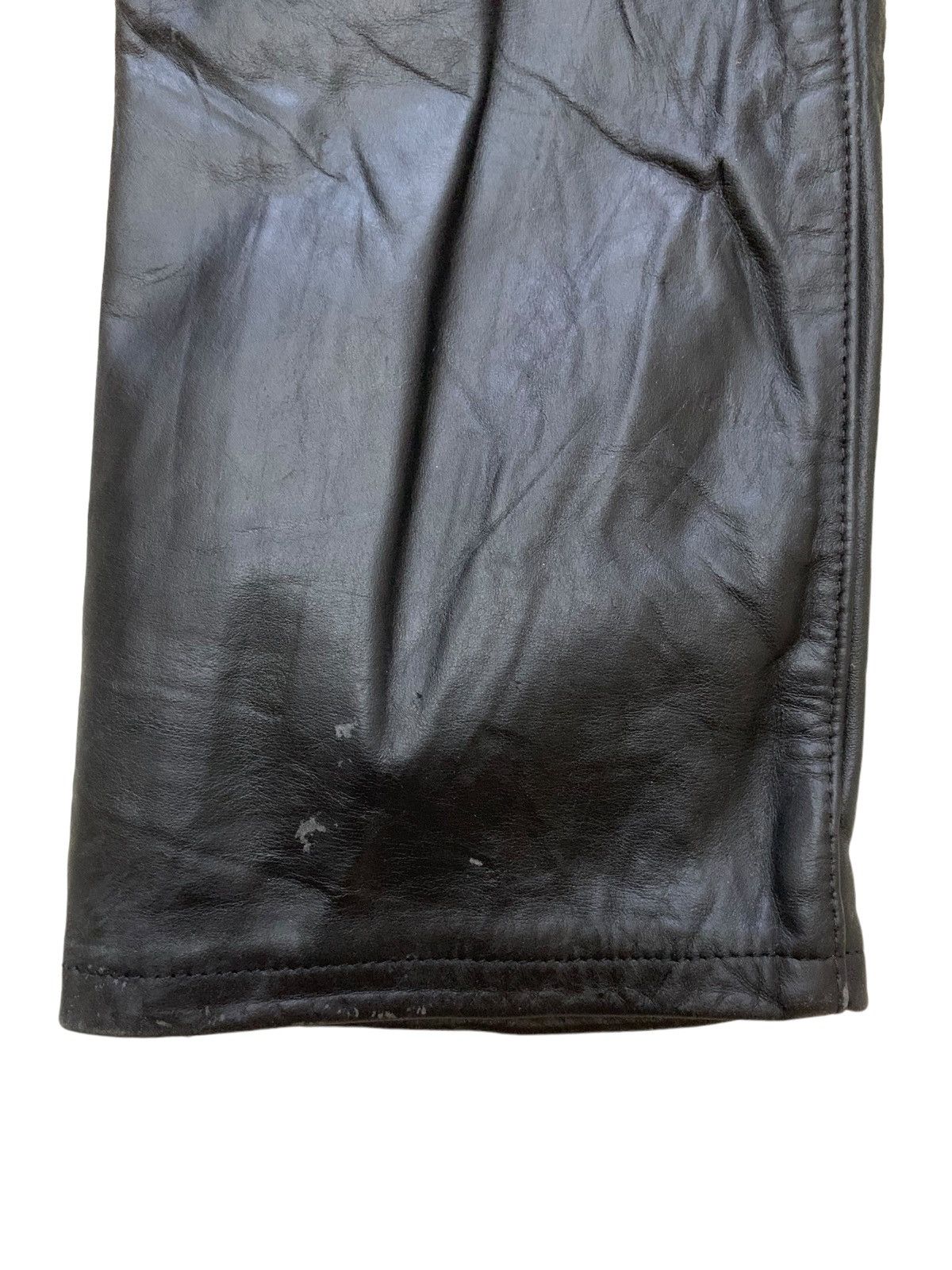 Genuine Leather × Schott × Vintage RARE ‼️ Vintage Schott Leather Pants Size US 32 / EU 48 - 5 Thumbnail