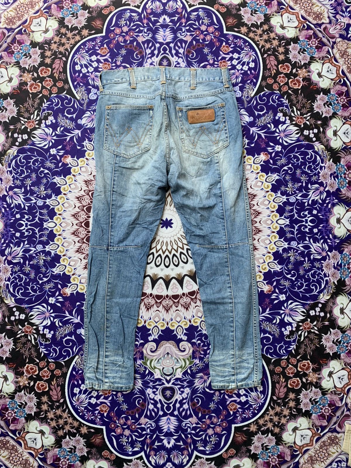 Wrangler Rare Vintage Wrangler Faded Wash Denim Size US 33 - 1 Thumbnail