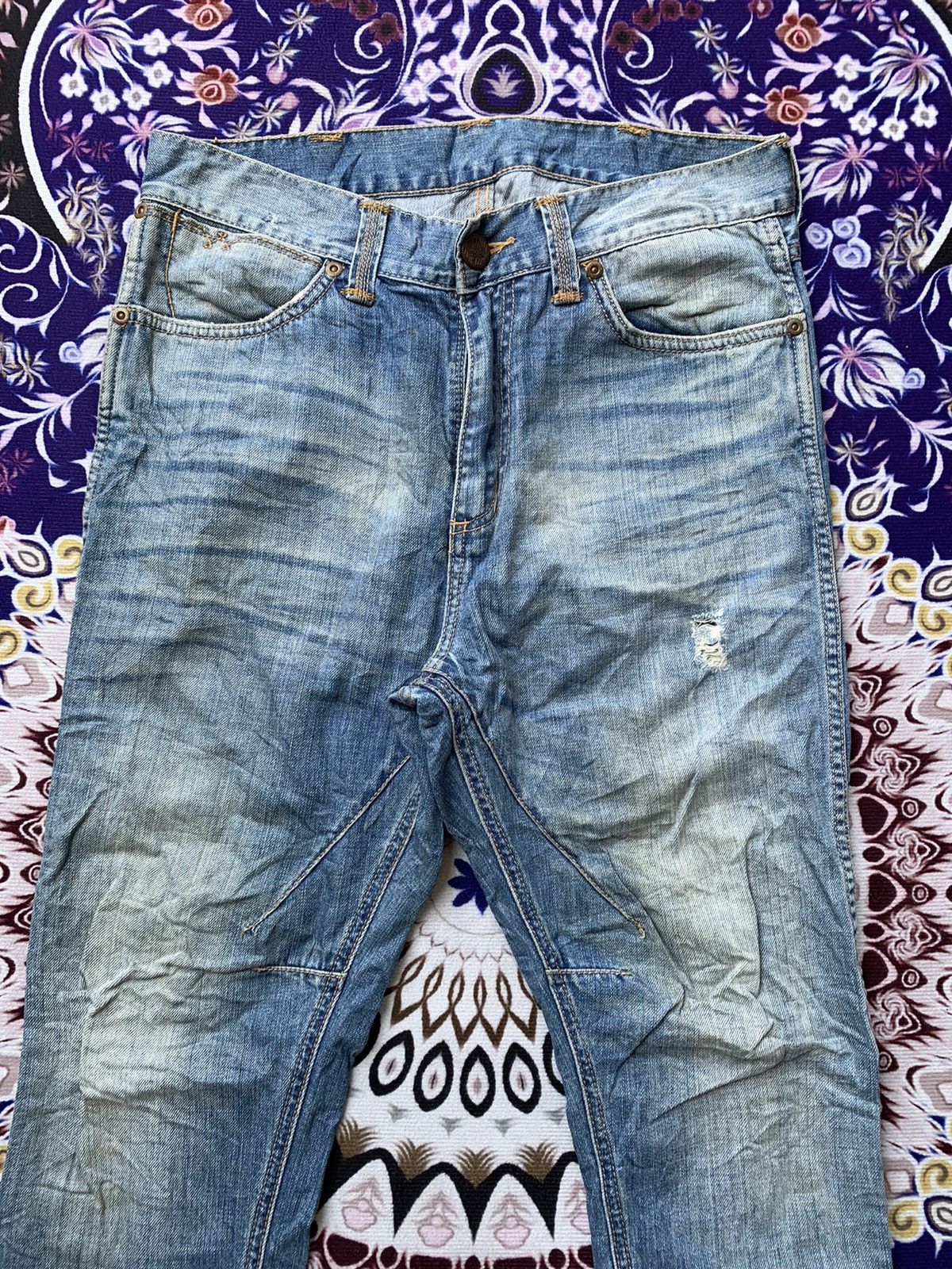Wrangler Rare Vintage Wrangler Faded Wash Denim Size US 33 - 3 Thumbnail