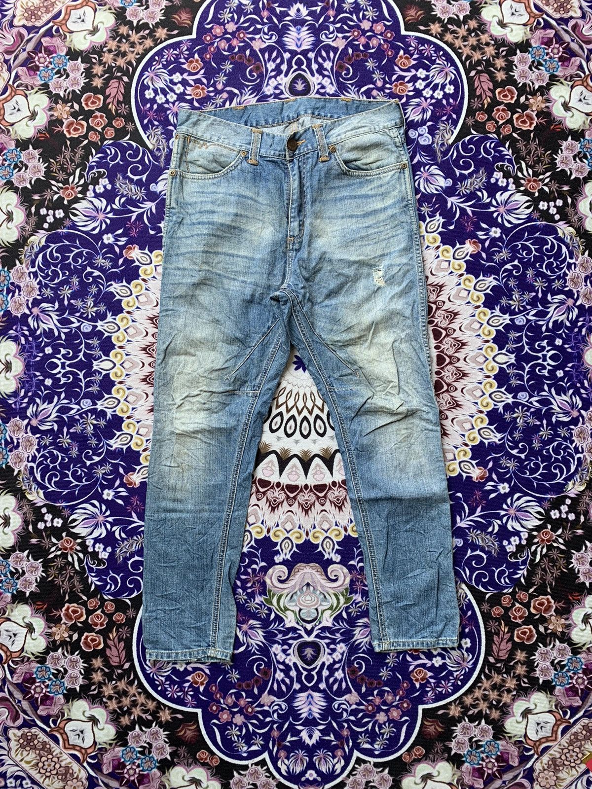 Wrangler Rare Vintage Wrangler Faded Wash Denim Size US 33 - 2 Thumbnail