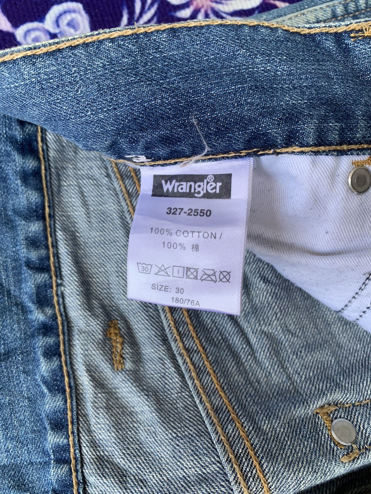 Wrangler Rare Vintage Wrangler Faded Wash Denim Size US 33 - 6 Thumbnail