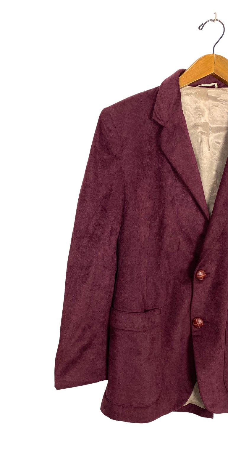 Farah Rare‼️ Vtg Farah Velvet Single Breasted Blazer Made in Usa Size 42R - 4 Thumbnail