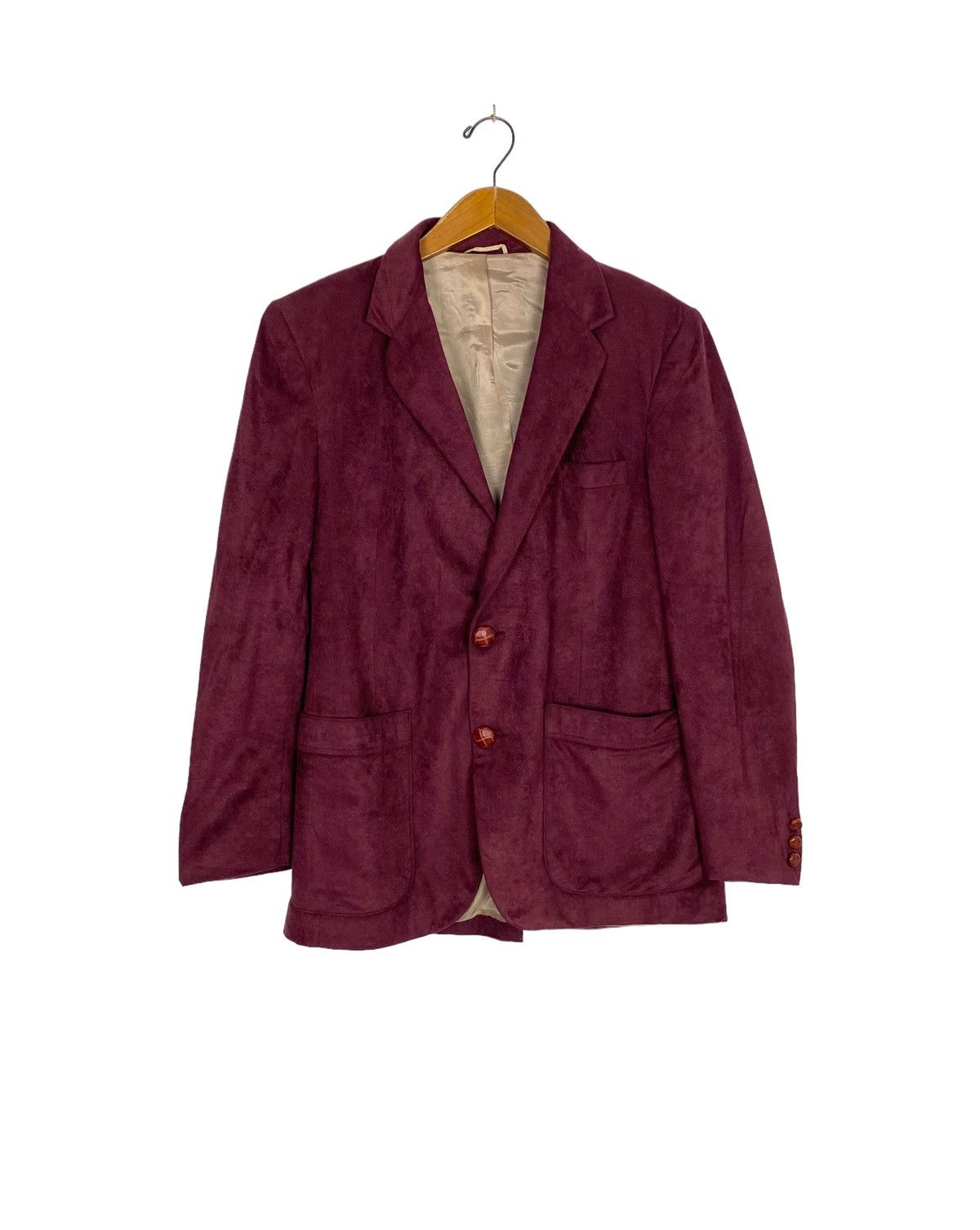 Farah Rare‼️ Vtg Farah Velvet Single Breasted Blazer Made in Usa Size 42R - 1 Thumbnail