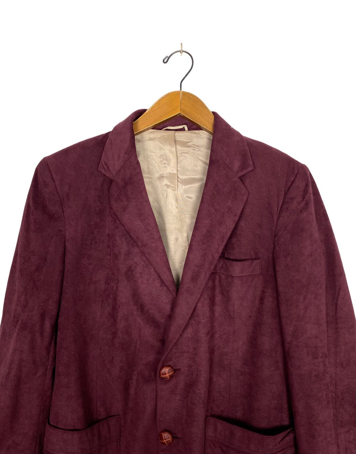 Farah Rare‼️ Vtg Farah Velvet Single Breasted Blazer Made in Usa Size 42R - 5 Thumbnail