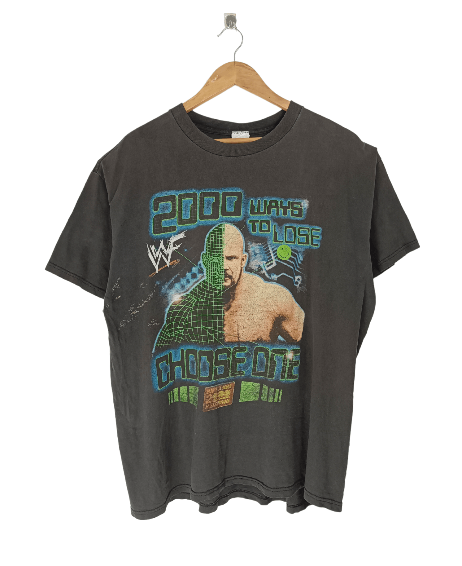 Vintage VINTAGE '00 STONE COLD WF (the rock hulk hogan shawn bret) Size US XL / EU 56 / 4 - 1 Thumbnail