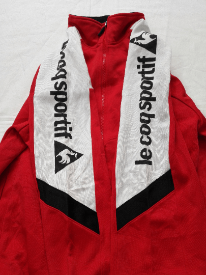 Le Coq Sportif Vintage Le Coq Sportif Red Jacket Size US M / EU 48-50 / 2 - 3 Thumbnail