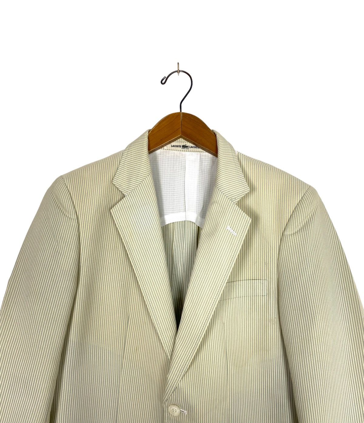 Lacoste Rare‼️ Vintage Lacoste Stripe Single Breasted Sport Blazer Size 42S - 5 Thumbnail