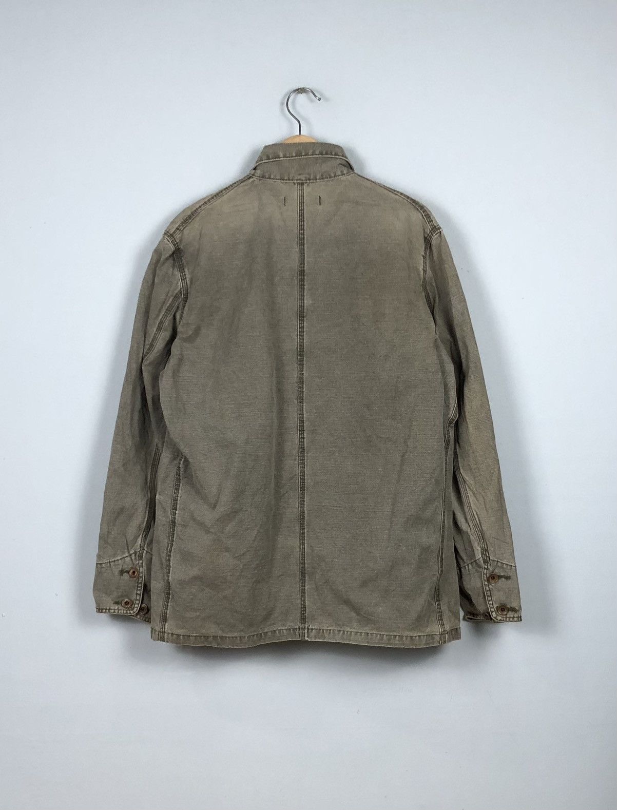 Edwin × Vintage Edwin Stone Washed Chore Workers Jacket Size US L / EU 52-54 / 3 - 5 Thumbnail
