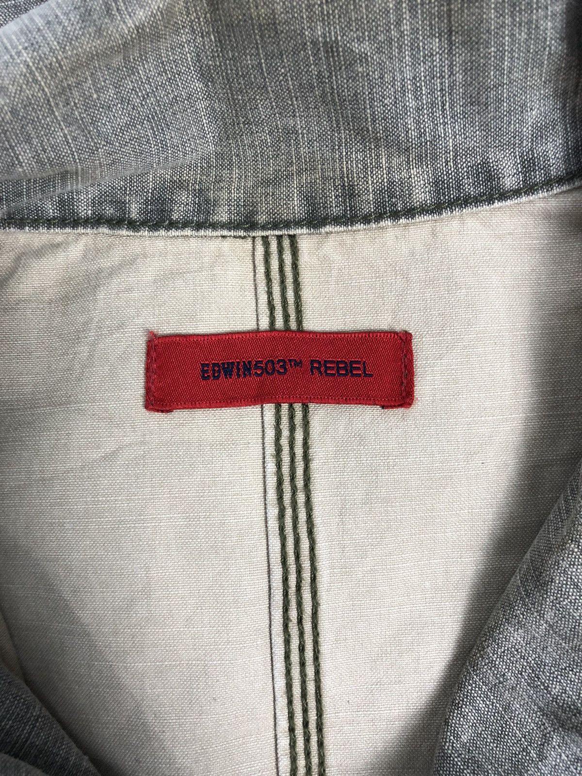 Edwin × Vintage Edwin Stone Washed Chore Workers Jacket Size US L / EU 52-54 / 3 - 9 Thumbnail