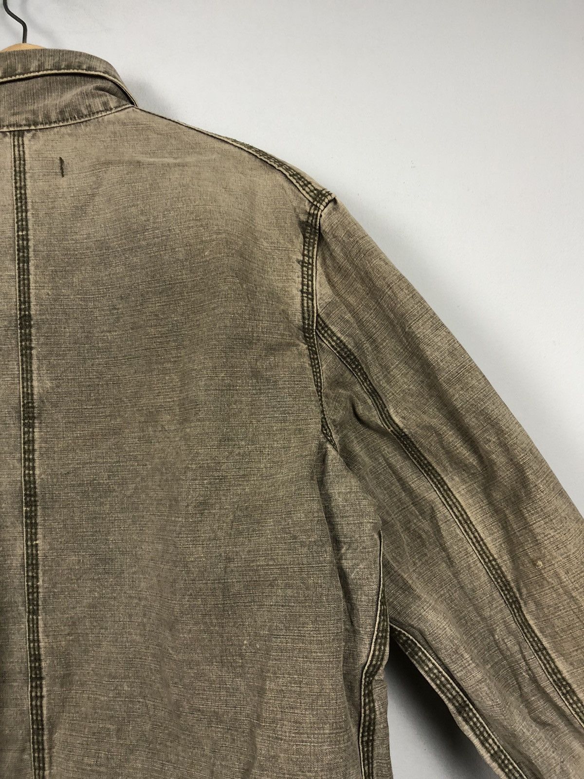 Edwin × Vintage Edwin Stone Washed Chore Workers Jacket Size US L / EU 52-54 / 3 - 8 Thumbnail