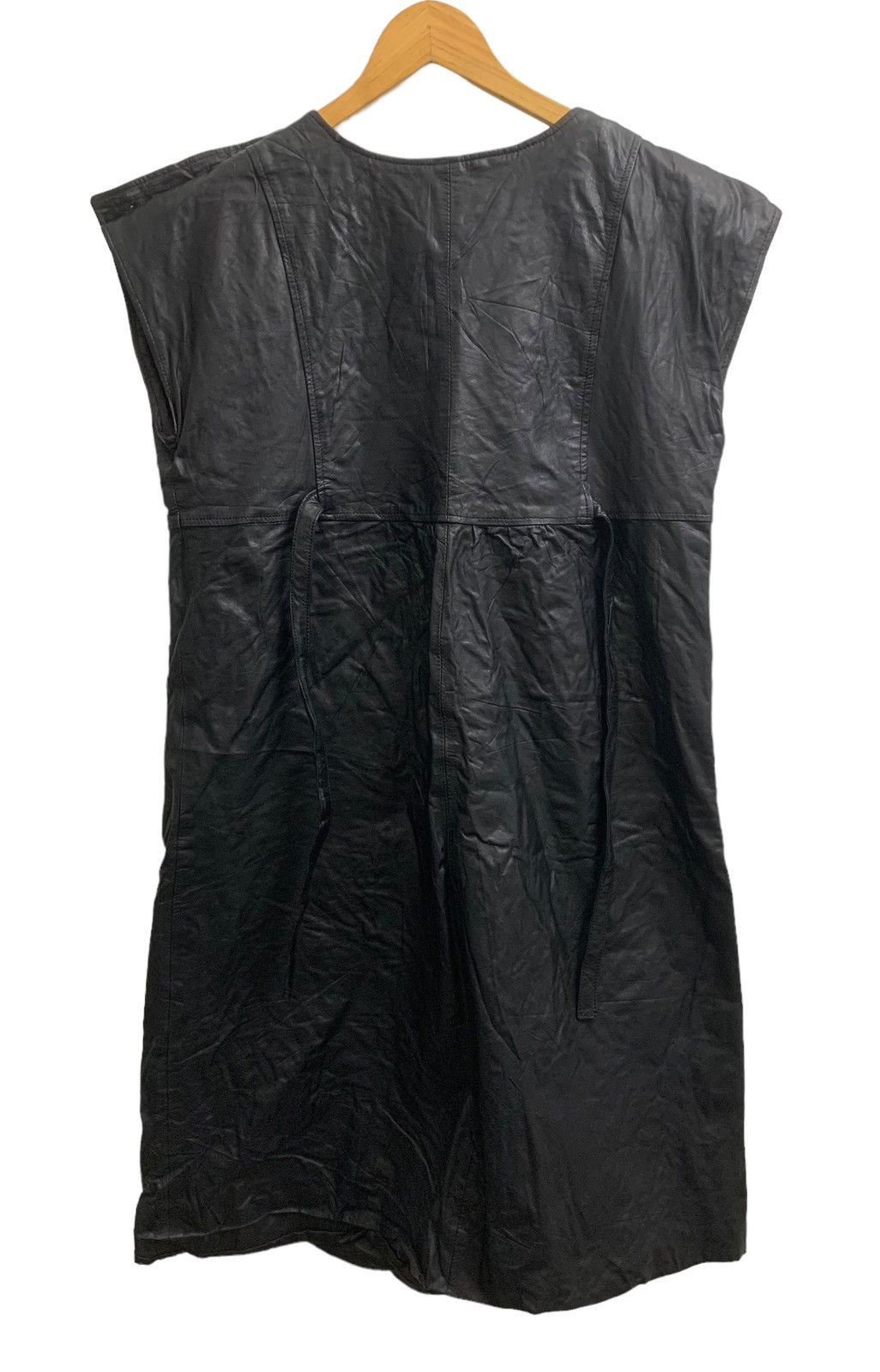 Japanese Brand × Le Grande Bleu (L.G.B.) RARE ‼️ Vintage Leather Black Dress/Apron Size US S / EU 44-46 / 1 - 8 Thumbnail