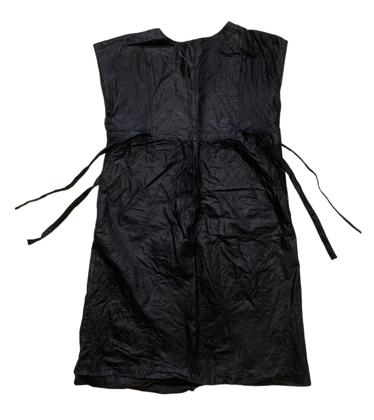 Japanese Brand × Le Grande Bleu (L.G.B.) RARE ‼️ Vintage Leather Black Dress/Apron Size US S / EU 44-46 / 1 - 2 Thumbnail