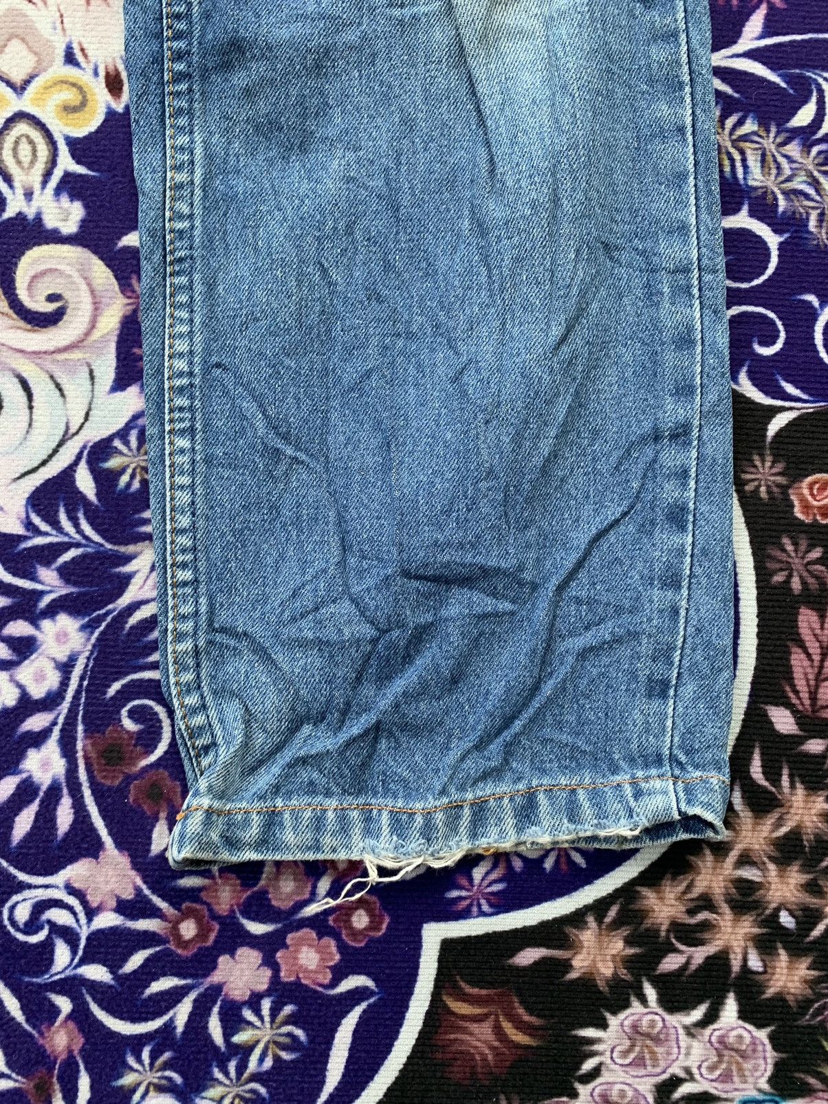 Levi's Vintage Levis 515 Faded Stone Wash Denim Size US 33 - 3 Thumbnail