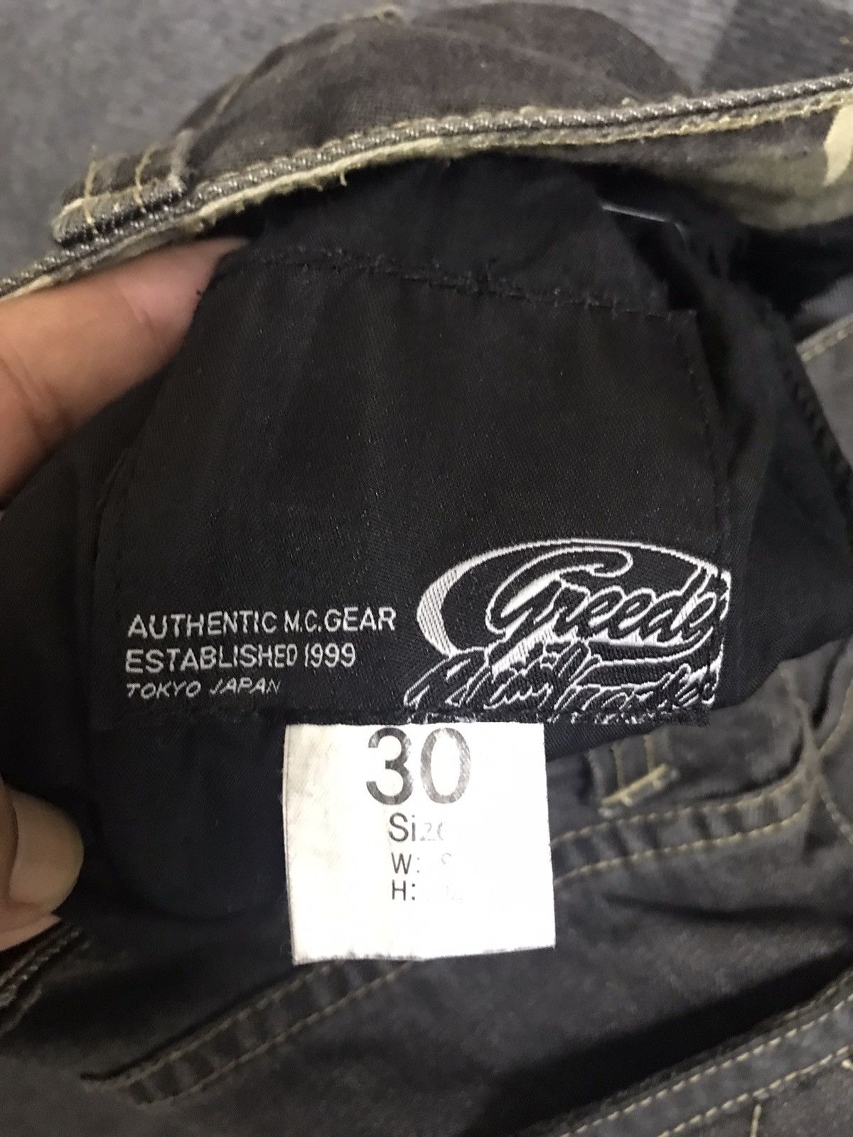 Japanese Brand Greedy Japan Biker Very Rare Racing Archival Jeans F717 Size US 28 / EU 44 - 16 Thumbnail