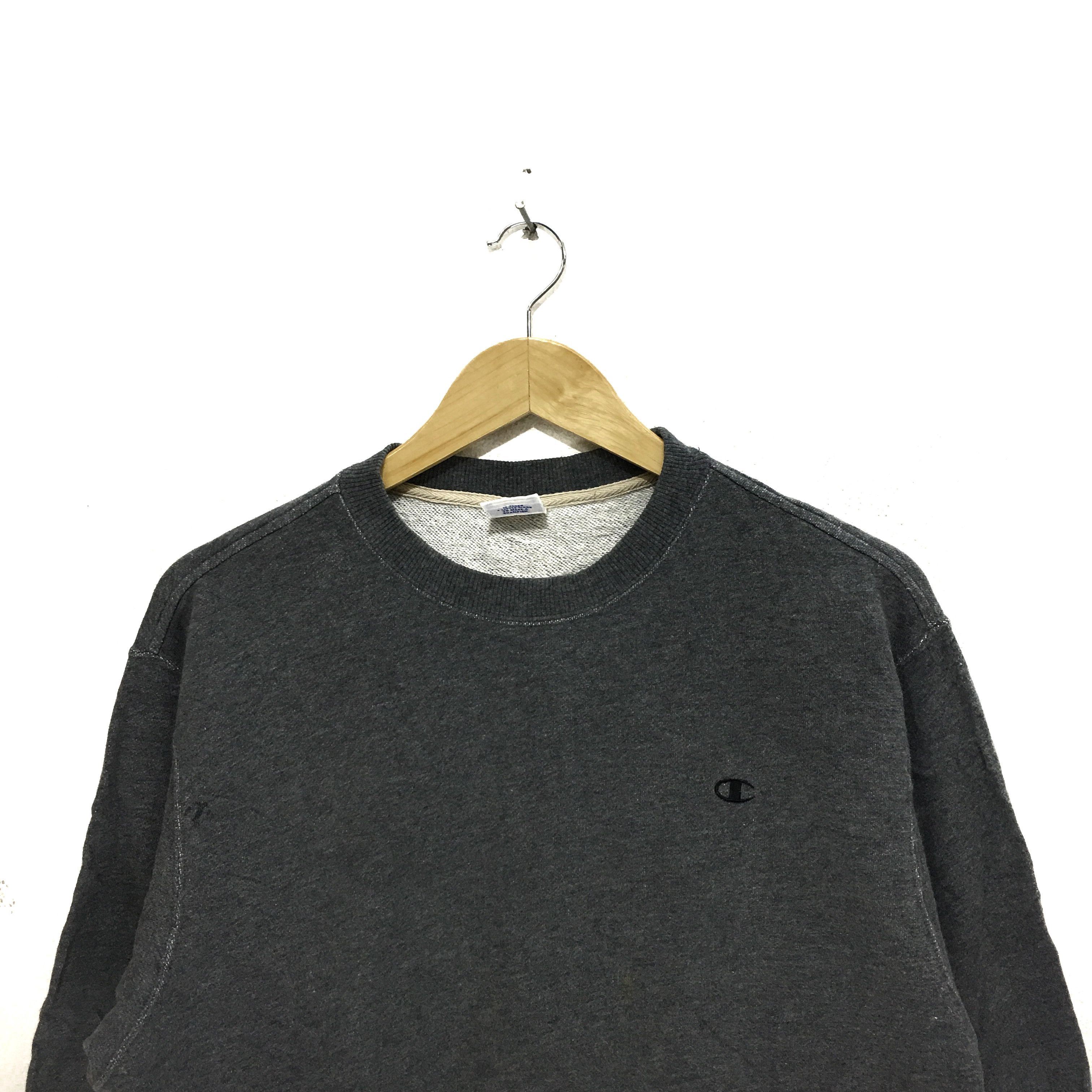 Champion CHAMPION Sweatshirt Gray Color Pullover Basketball Sweater Size US L / EU 52-54 / 3 - 2 Thumbnail