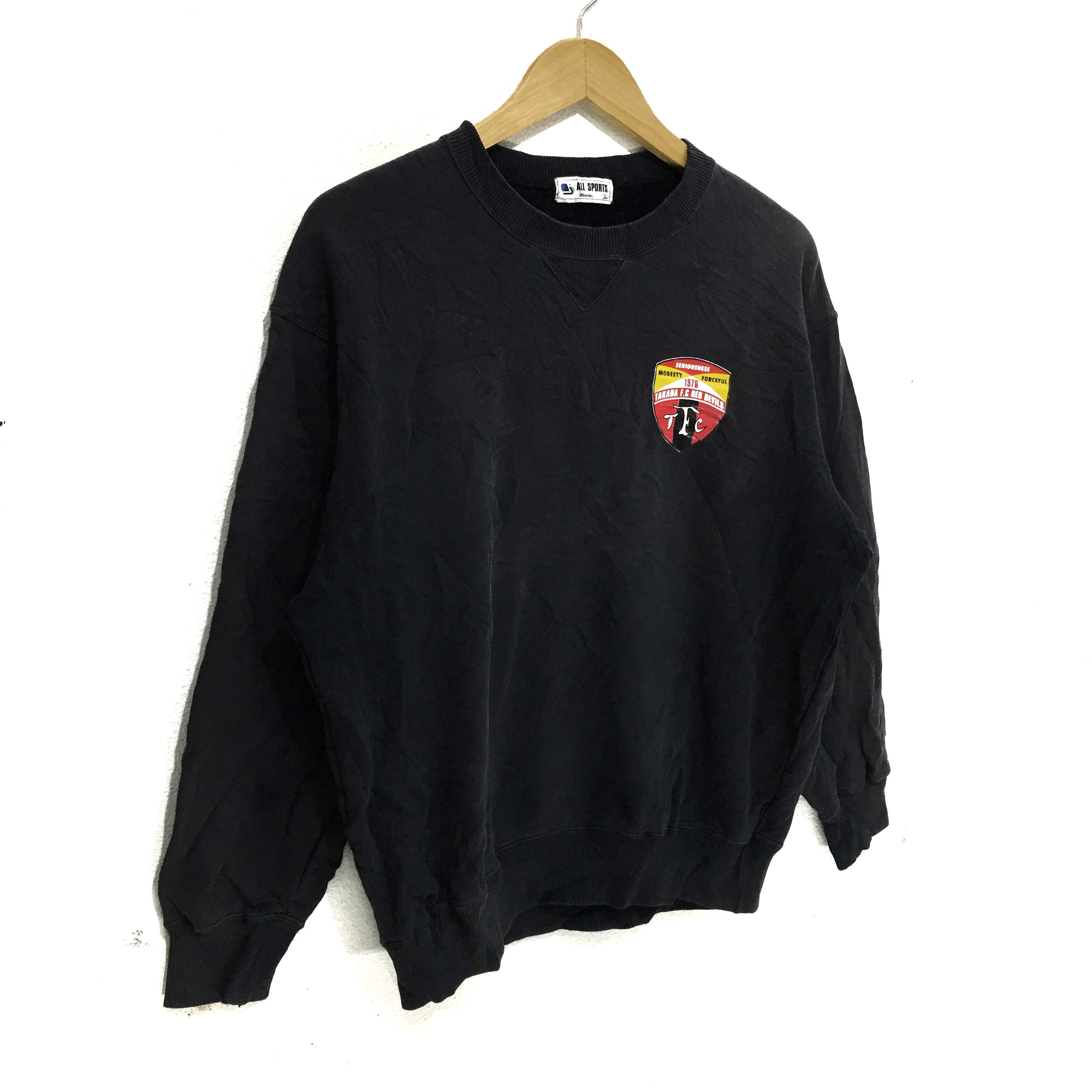 Vtg MIZUNO F.C Red Devils Football Club Sweatshirt Sweater