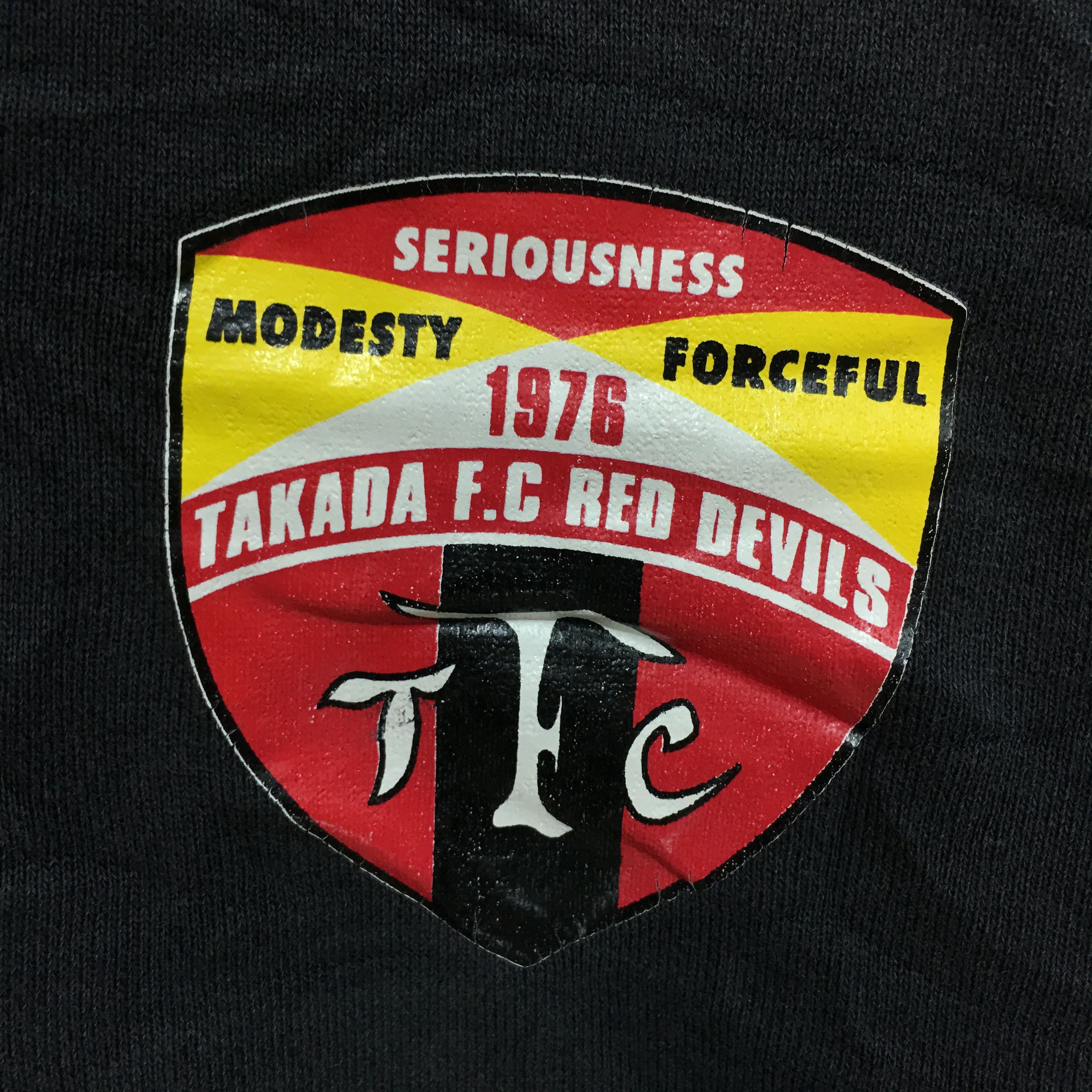 Vtg MIZUNO F.C Red Devils Football Club Sweatshirt Sweater